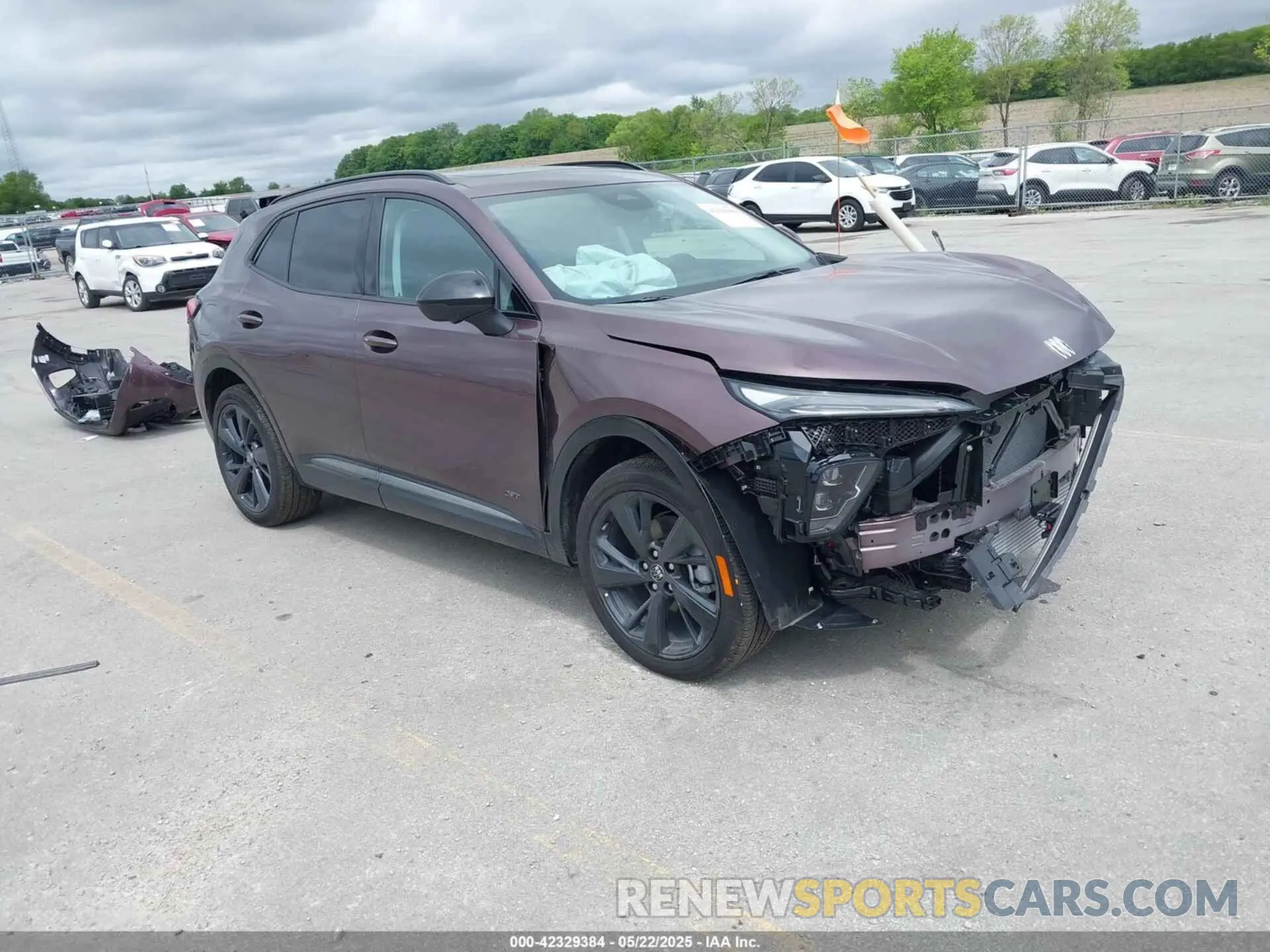 1 fotografías del automóvil dañado LRBFZLE45SD024222 BUICK ENVISION 2025