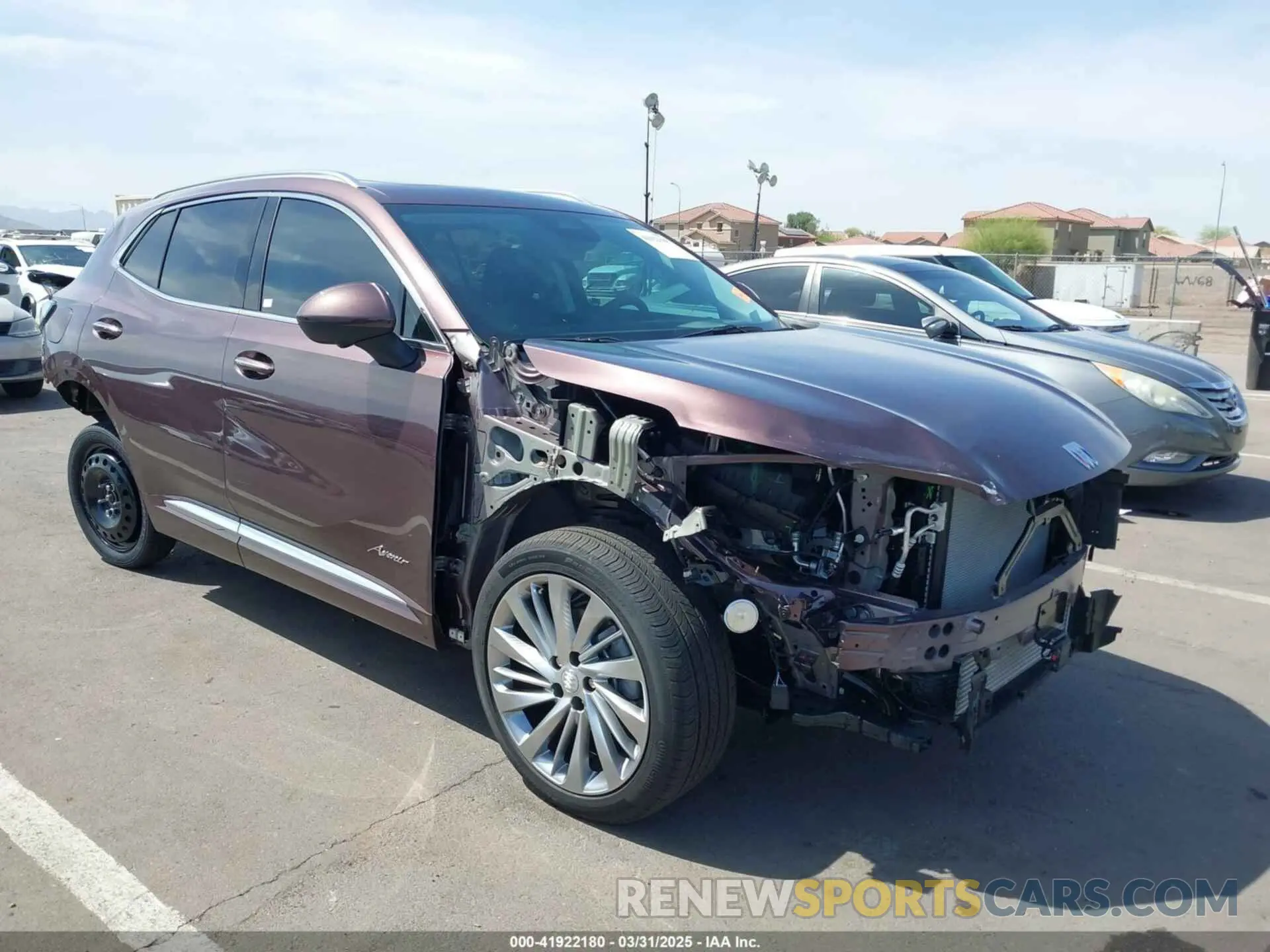 1 fotografías del automóvil dañado LRBFZME40SD024487 BUICK ENVISION 2025