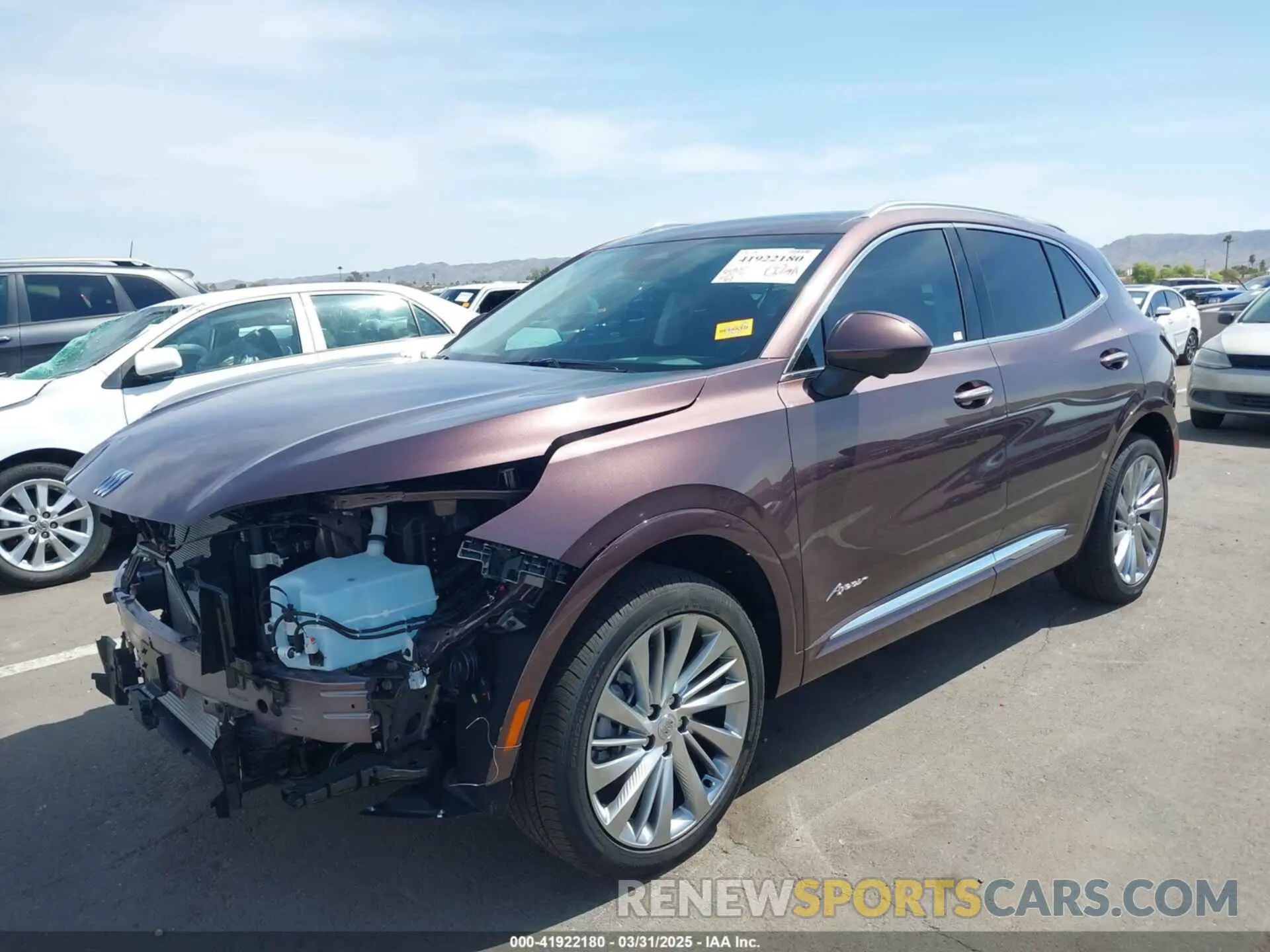 2 fotografías del automóvil dañado LRBFZME40SD024487 BUICK ENVISION 2025