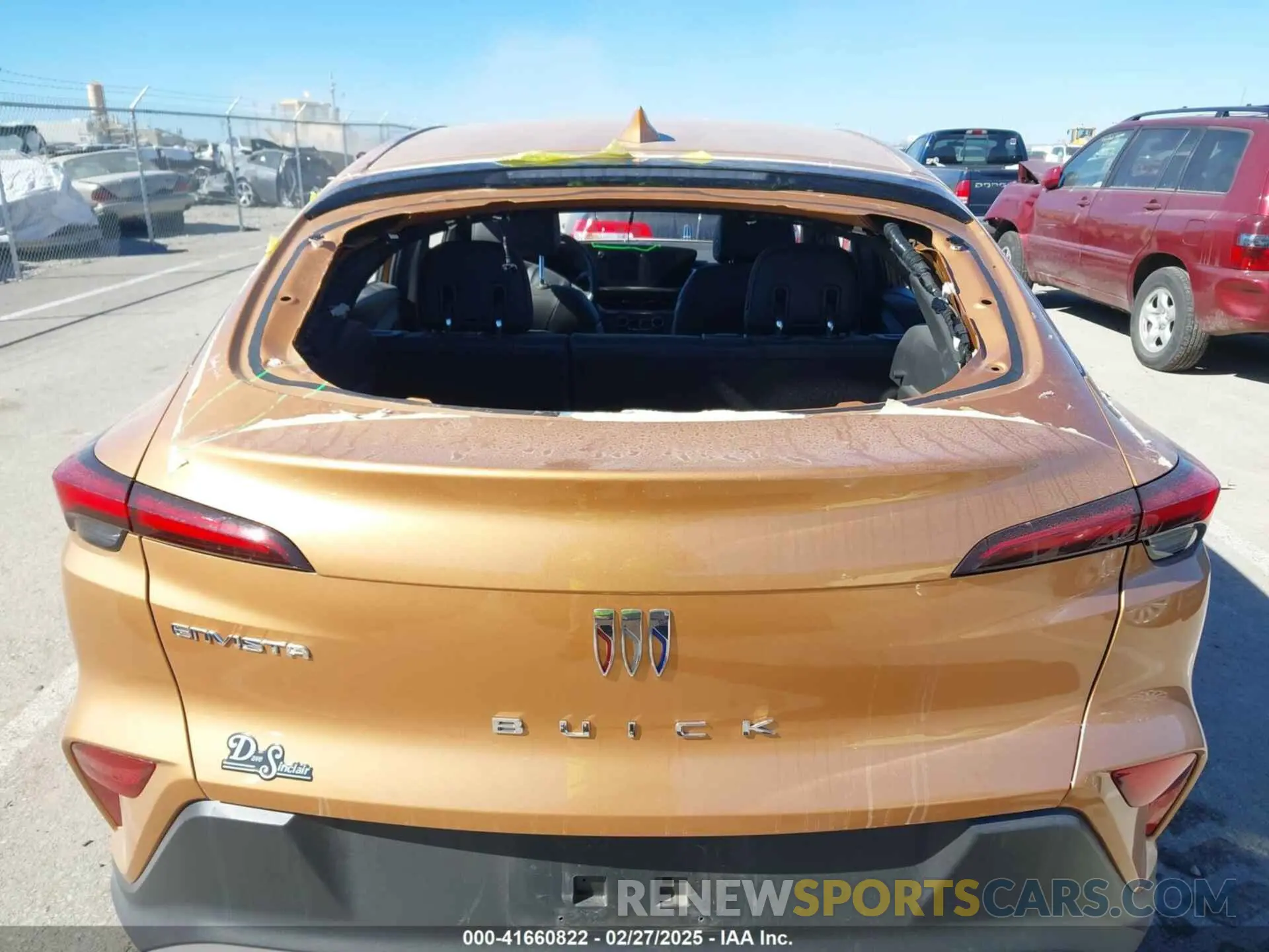 6 fotografías del automóvil dañado KL47LAE20RB110533 BUICK ENVISTA 2024