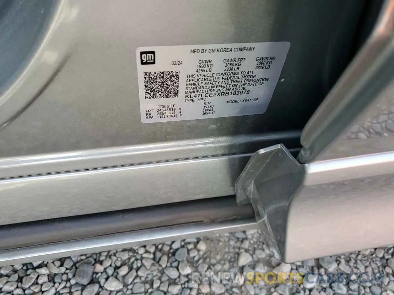 13 fotografías del automóvil dañado KL47LCE2XRB183078 BUICK ENVISTA AV 2024