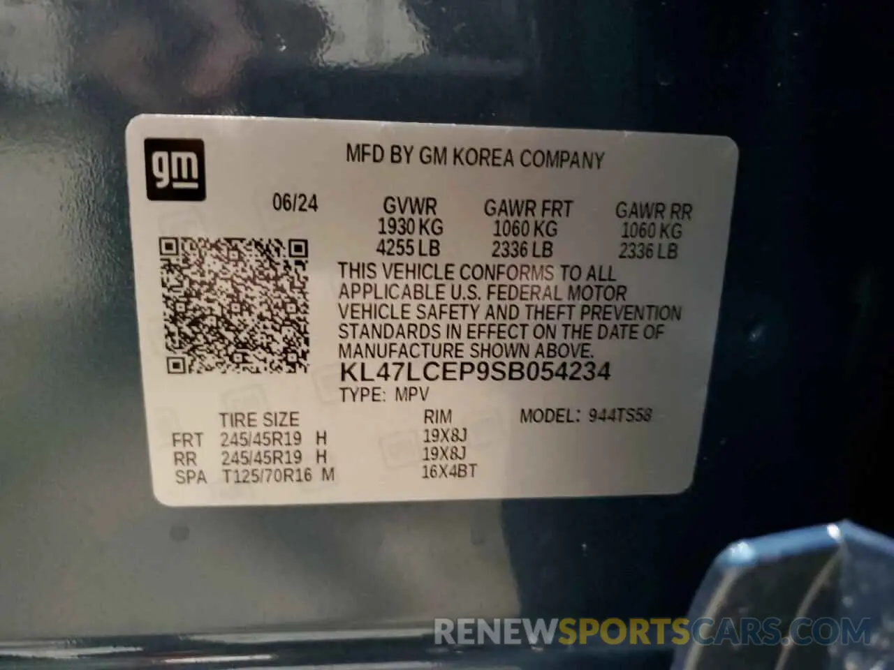 15 fotografías del automóvil dañado KL47LCEP9SB054234 BUICK ENVISTA AV 2025