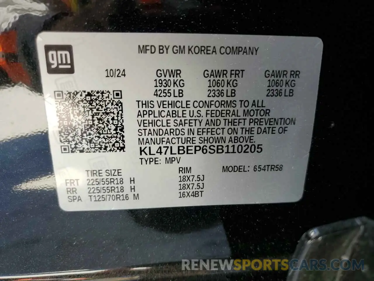 12 fotografías del automóvil dañado KL47LBEP6SB110205 BUICK ENVISTA SP 2025