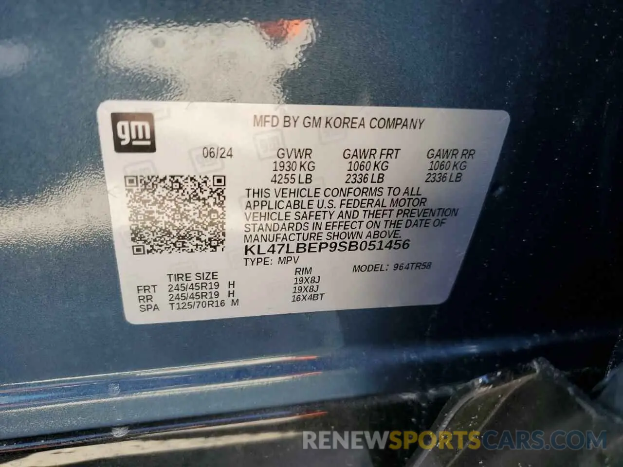 13 fotografías del automóvil dañado KL47LBEP9SB051456 BUICK ENVISTA SP 2025