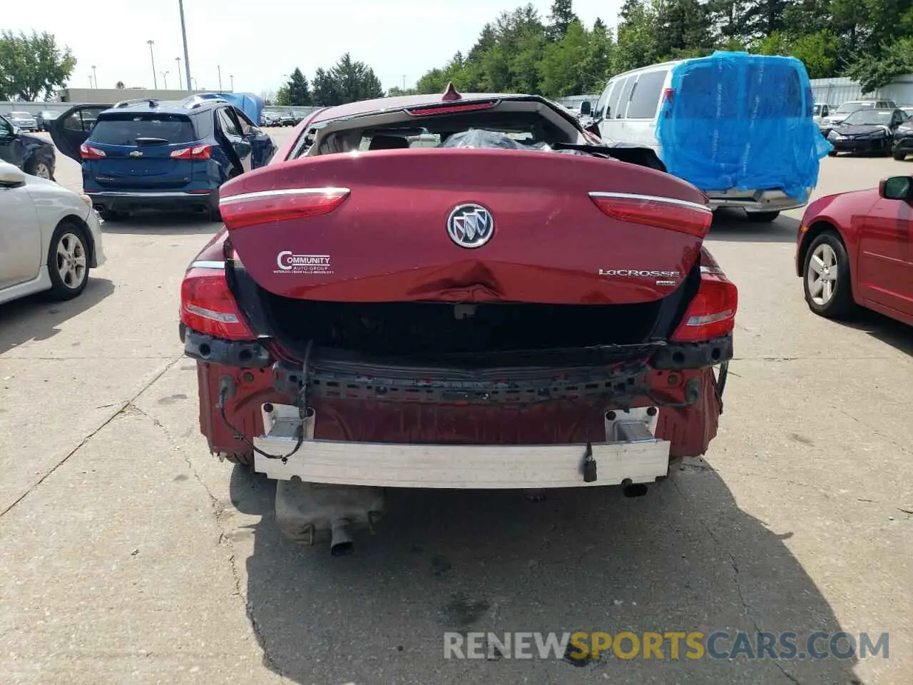 6 fotografías del automóvil dañado 1G4ZR5SS7KU130146 BUICK LACROSSE 2019