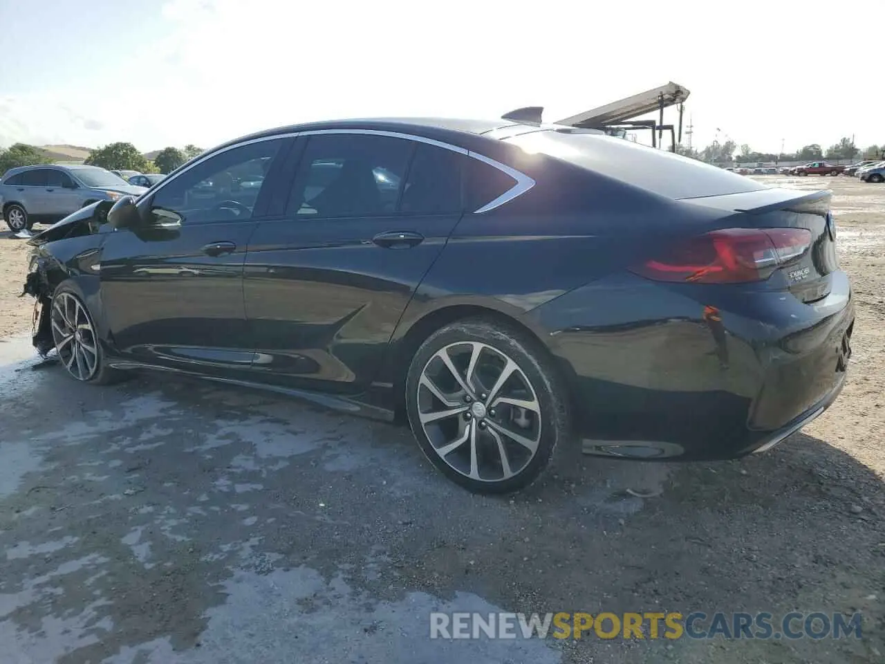 2 fotografías del automóvil dañado W04GS6SS0L1017254 BUICK REGAL 2020