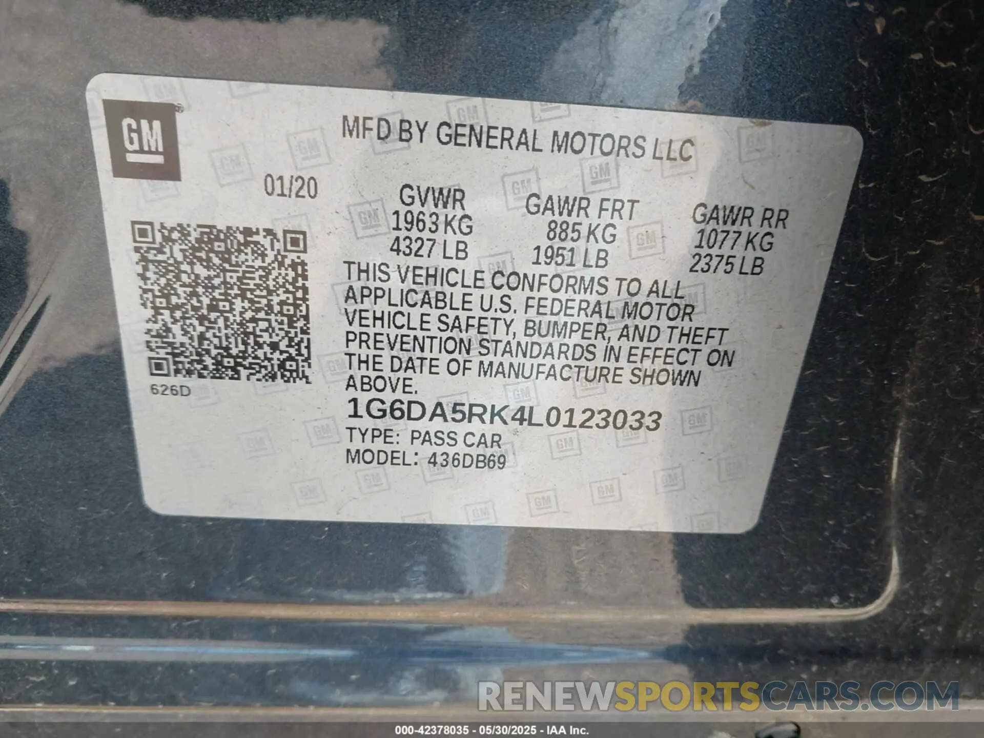 9 fotografías del automóvil dañado 1G6DA5RK4L0123033 CADILLAC CT4 2020