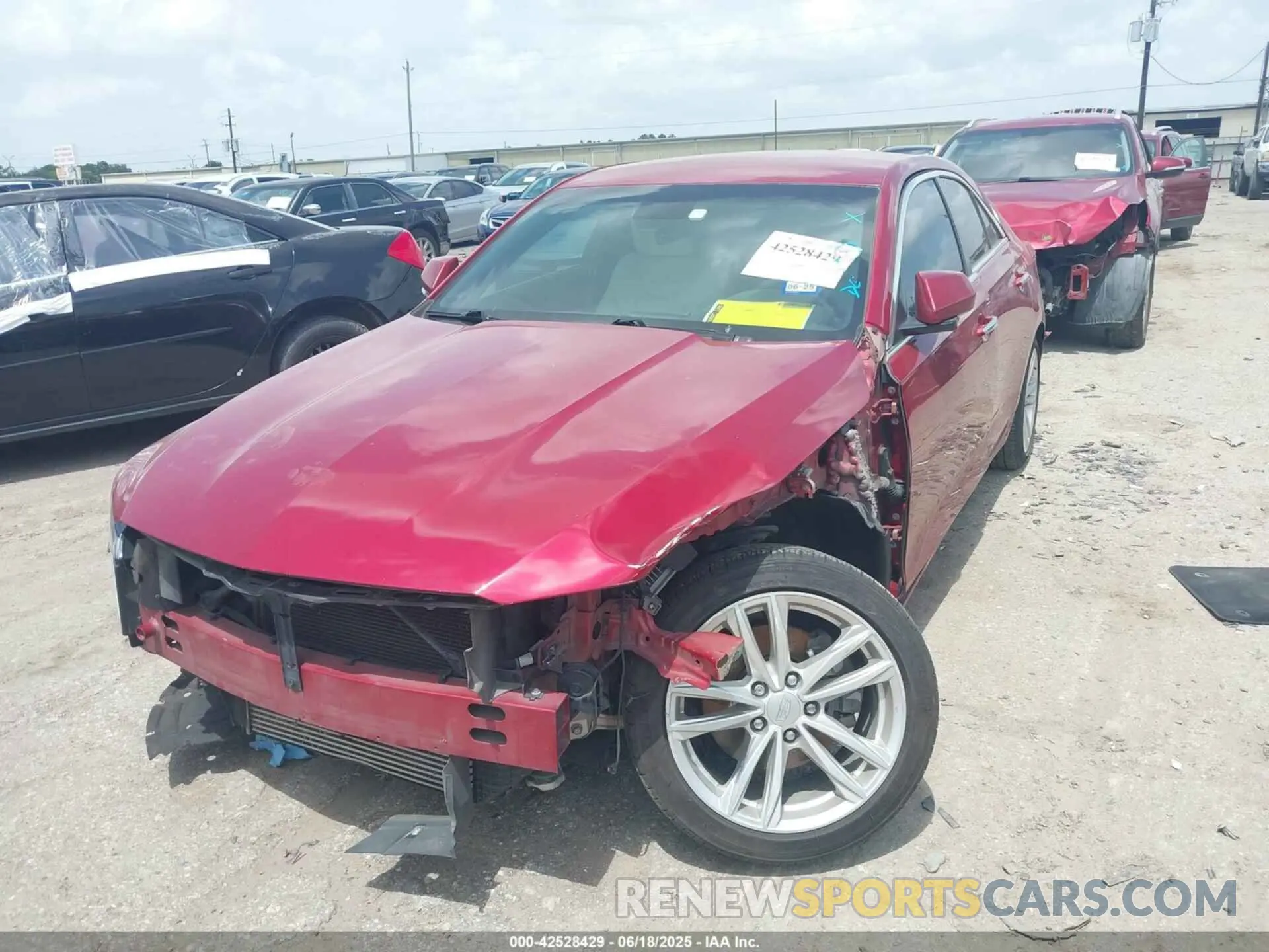2 fotografías del automóvil dañado 1G6DA5RK4L0134873 CADILLAC CT4 2020