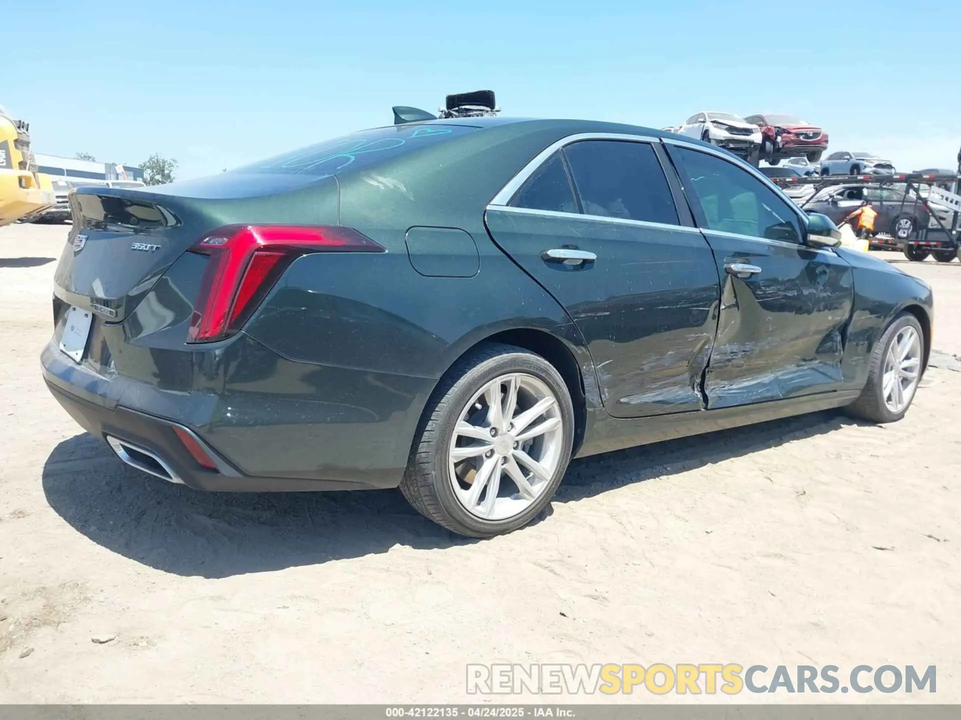 4 fotografías del automóvil dañado 1G6DA5RK4L0137109 CADILLAC CT4 2020