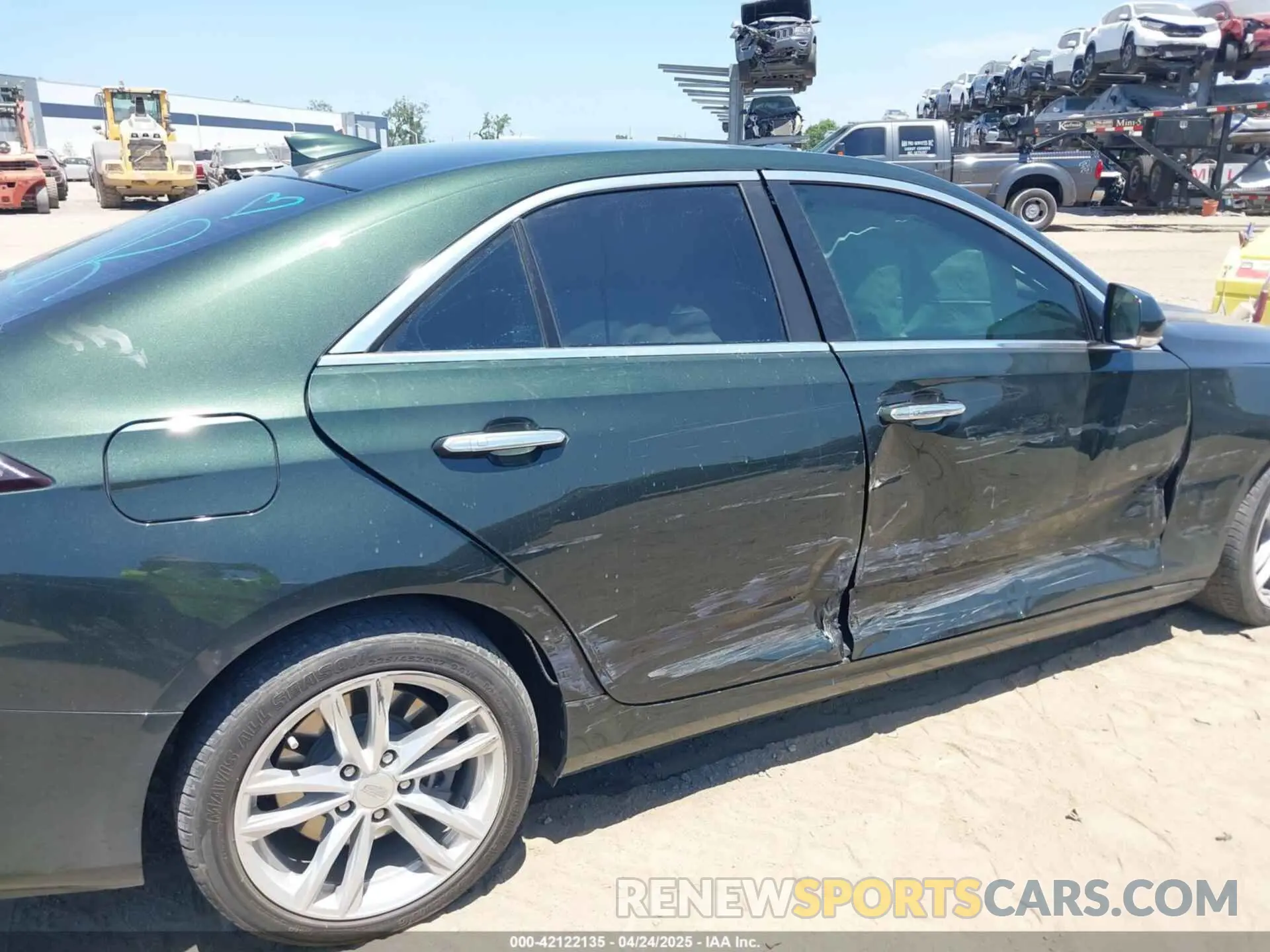 6 fotografías del automóvil dañado 1G6DA5RK4L0137109 CADILLAC CT4 2020