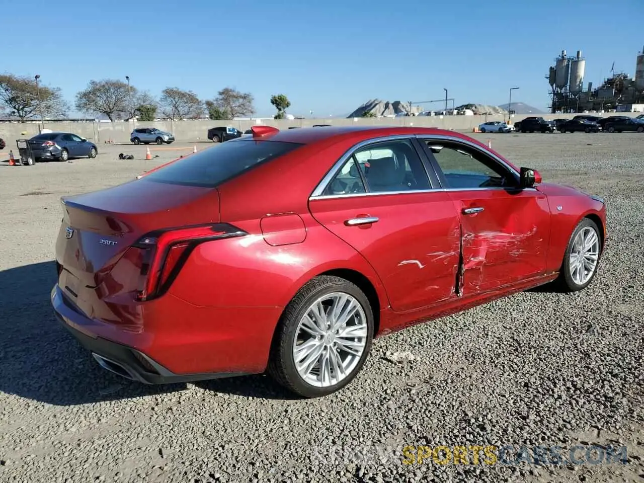 3 fotografías del automóvil dañado 1G6DB5RK0L0139694 CADILLAC CT4 2020