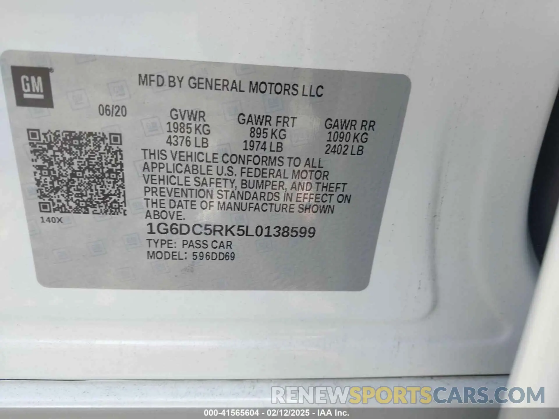 9 fotografías del automóvil dañado 1G6DC5RK5L0138599 CADILLAC CT4 2020