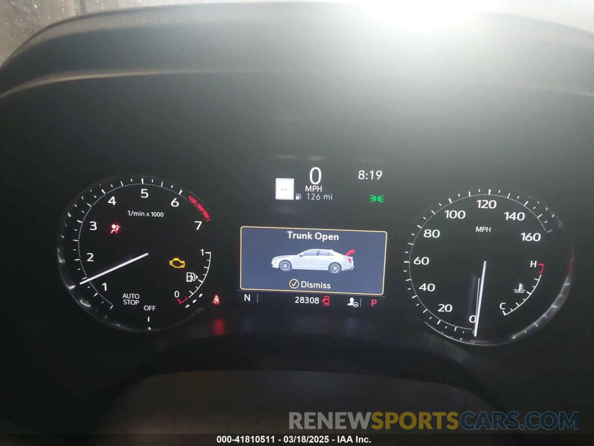 7 fotografías del automóvil dañado 1G6DG5RK9L0131773 CADILLAC CT4 2020
