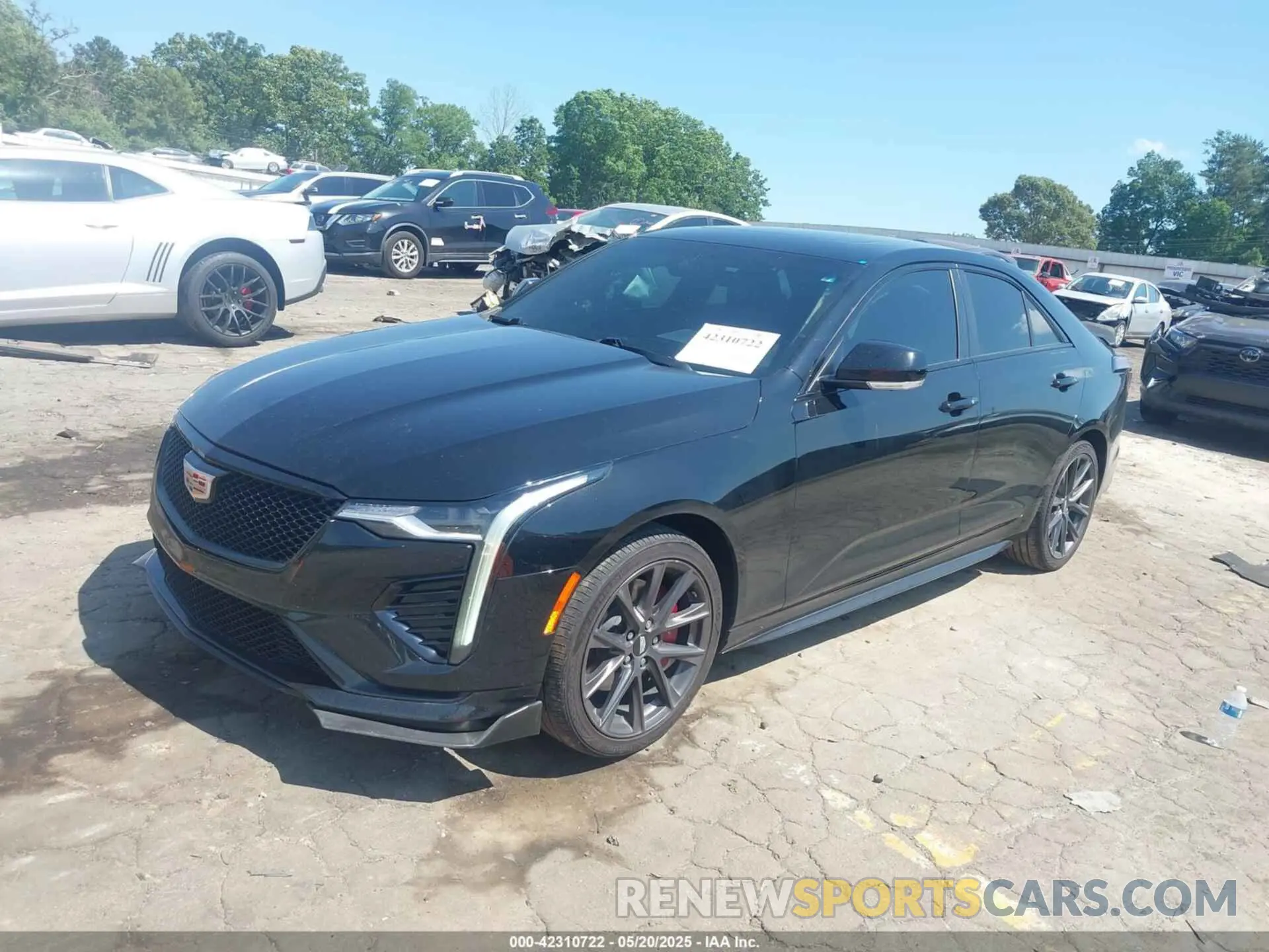 2 fotografías del automóvil dañado 1G6DG5RKXL0150221 CADILLAC CT4 2020