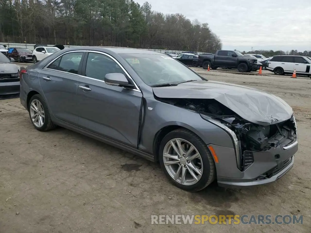 4 fotografías del automóvil dañado 1G6DJ5RK0L0153923 CADILLAC CT4 2020