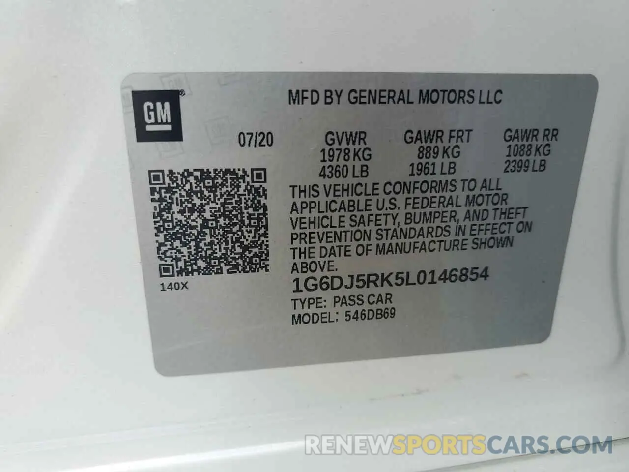 13 fotografías del automóvil dañado 1G6DJ5RK5L0146854 CADILLAC CT4 2020