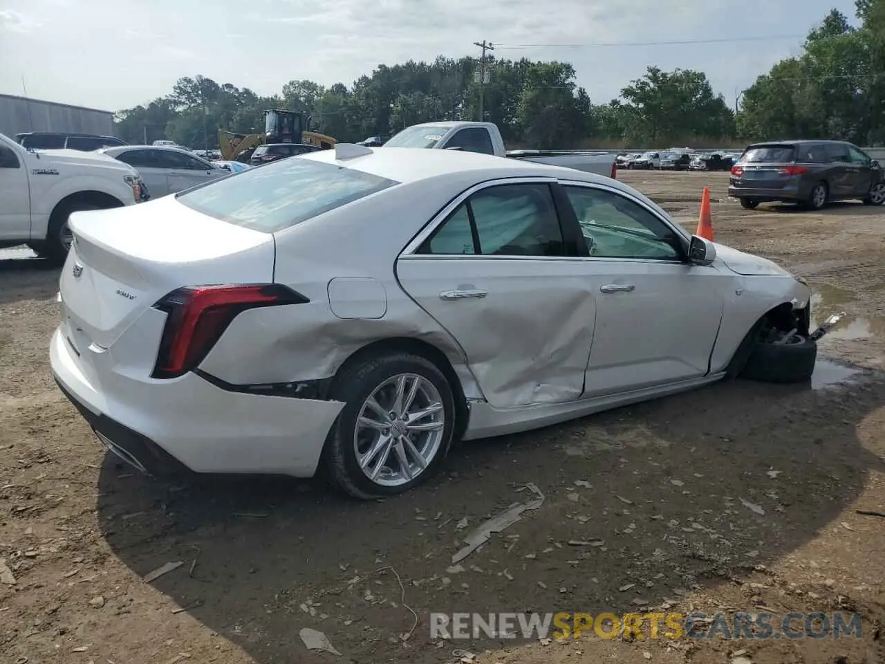 3 fotografías del automóvil dañado 1G6DJ5RK5L0146854 CADILLAC CT4 2020