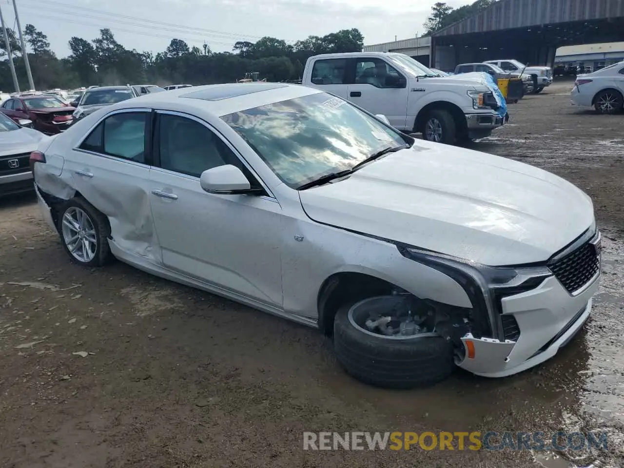 4 fotografías del automóvil dañado 1G6DJ5RK5L0146854 CADILLAC CT4 2020