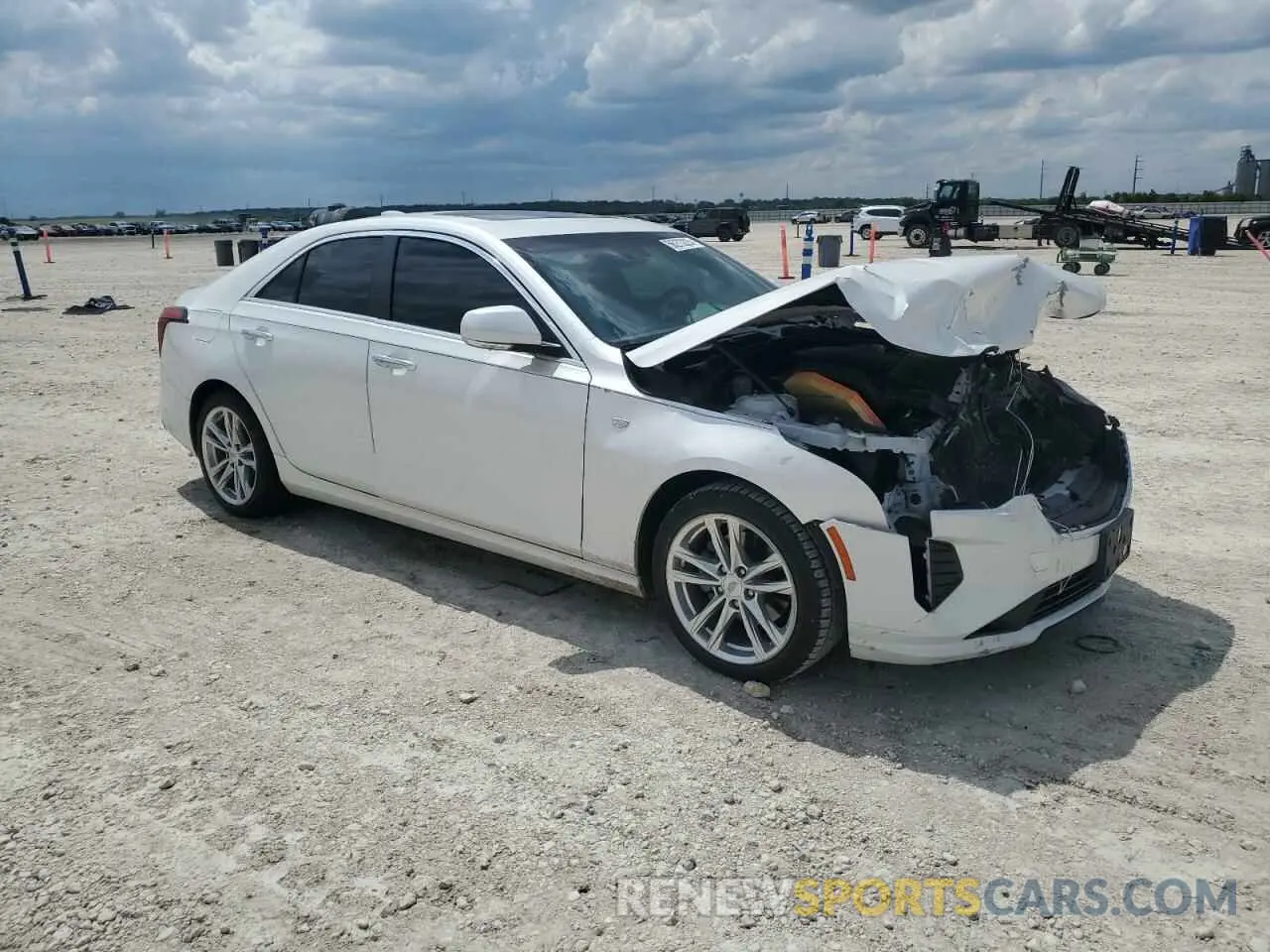 4 fotografías del automóvil dañado 1G6DJ5RK7L0138514 CADILLAC CT4 2020