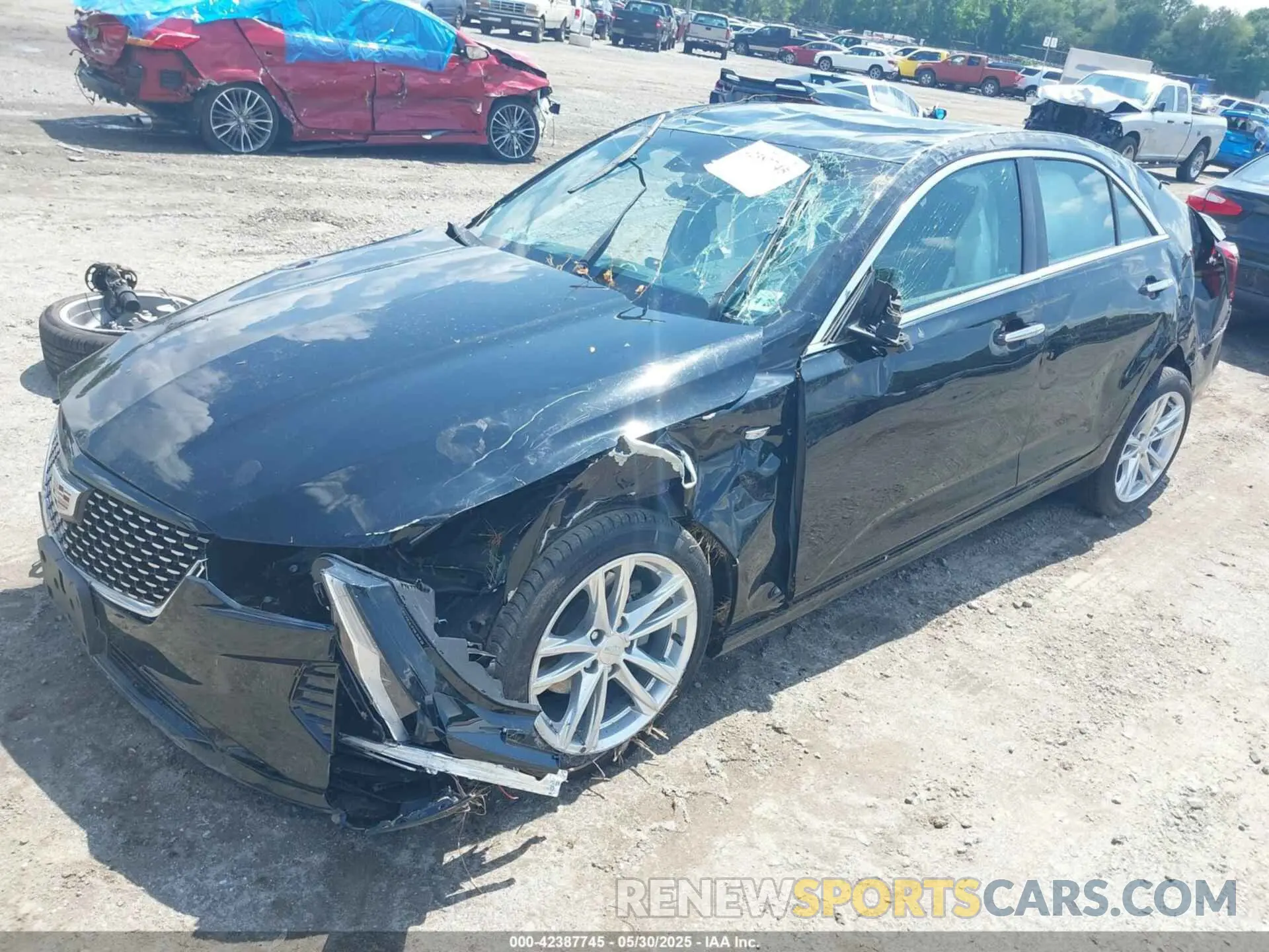 2 fotografías del automóvil dañado 1G6DA5RK1M0115585 CADILLAC CT4 2021