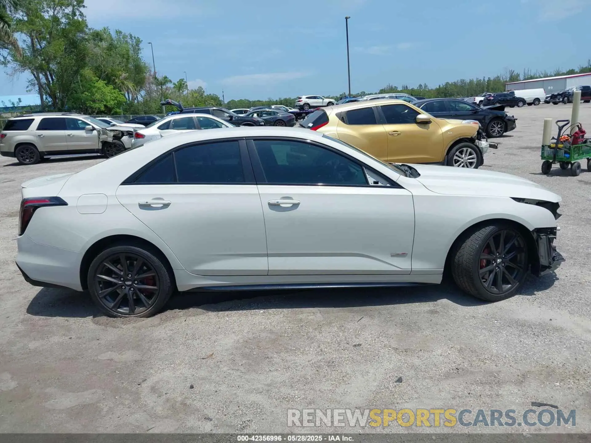 14 fotografías del automóvil dañado 1G6DD5RL6M0136397 CADILLAC CT4 2021