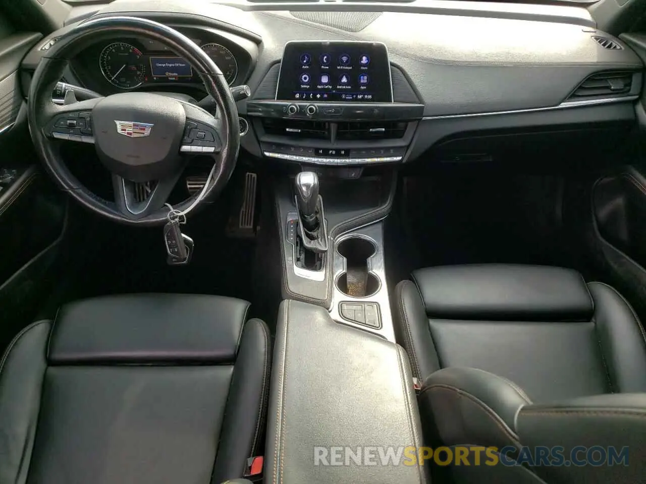 8 fotografías del automóvil dañado 1G6DG5RK5M0105737 CADILLAC CT4 2021