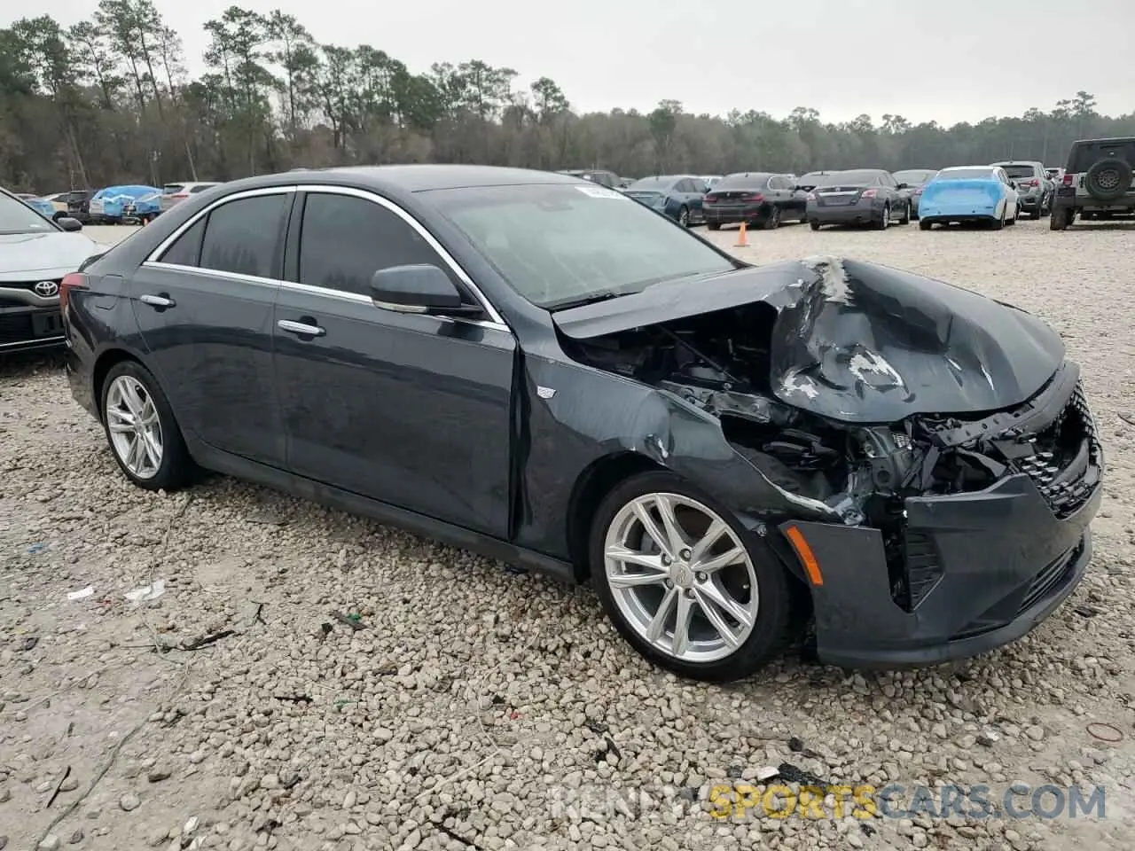 4 fotografías del automóvil dañado 1G6DJ5RK7M0112741 CADILLAC CT4 2021