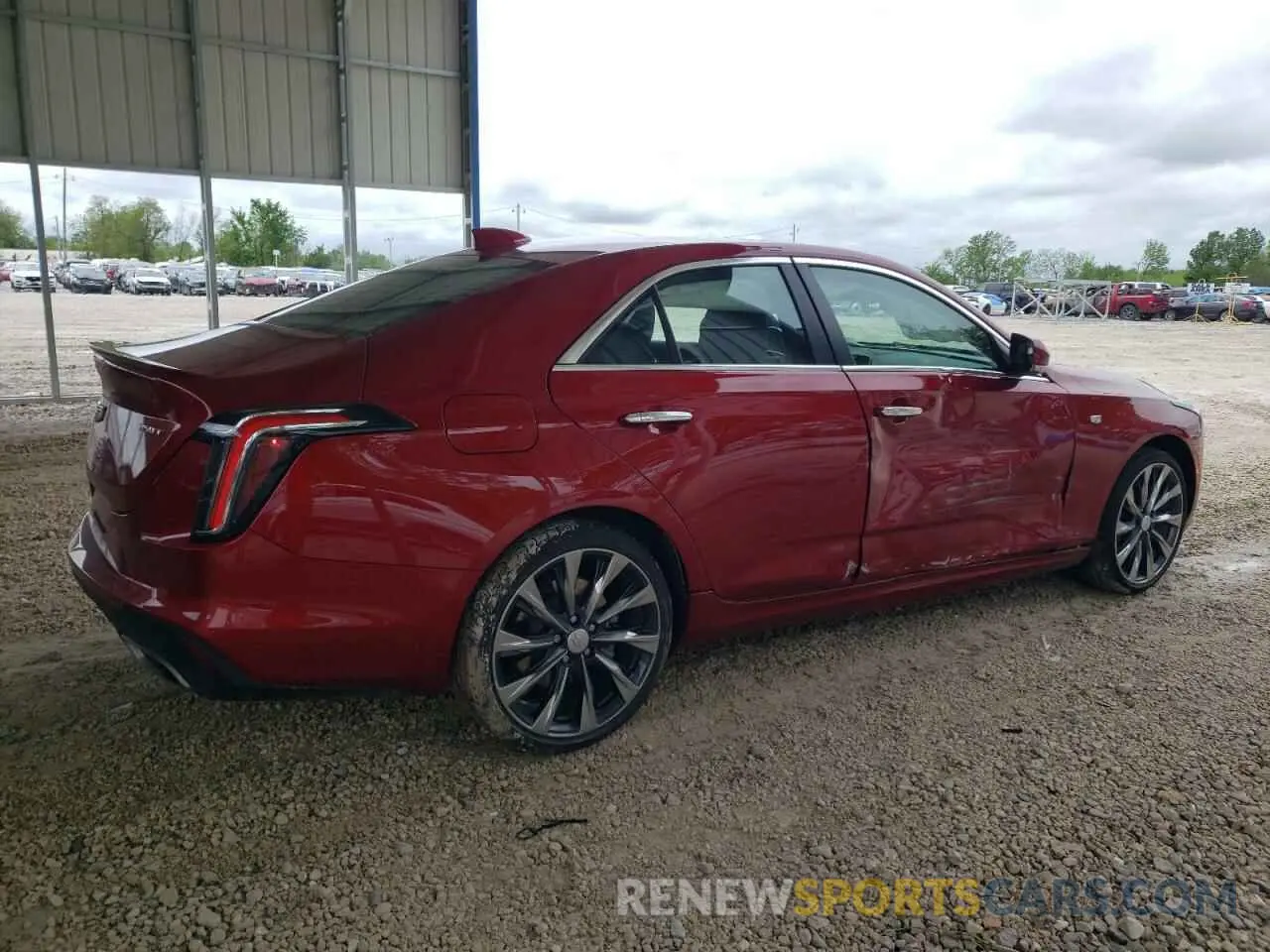 3 fotografías del automóvil dañado 1G6DK5RK6N0122286 CADILLAC CT4 2022