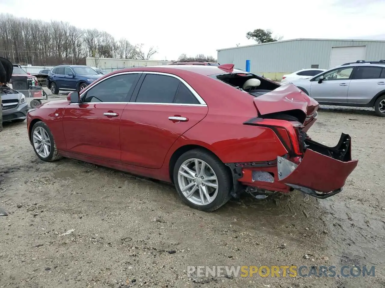 2 fotografías del automóvil dañado 1G6DA5RKXP0150324 CADILLAC CT4 2023