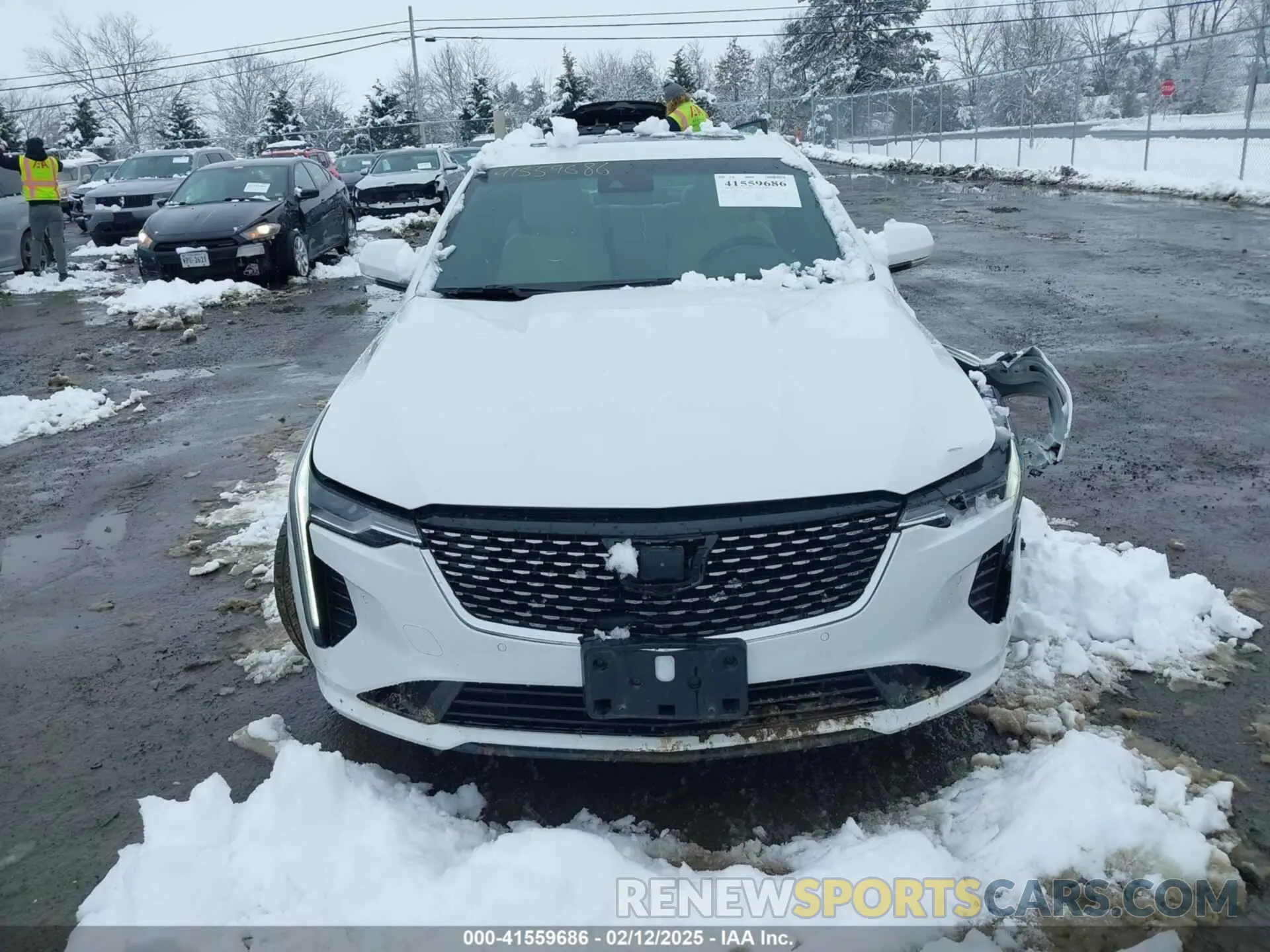 12 fotografías del automóvil dañado 1G6DB5RK8P0115326 CADILLAC CT4 2023