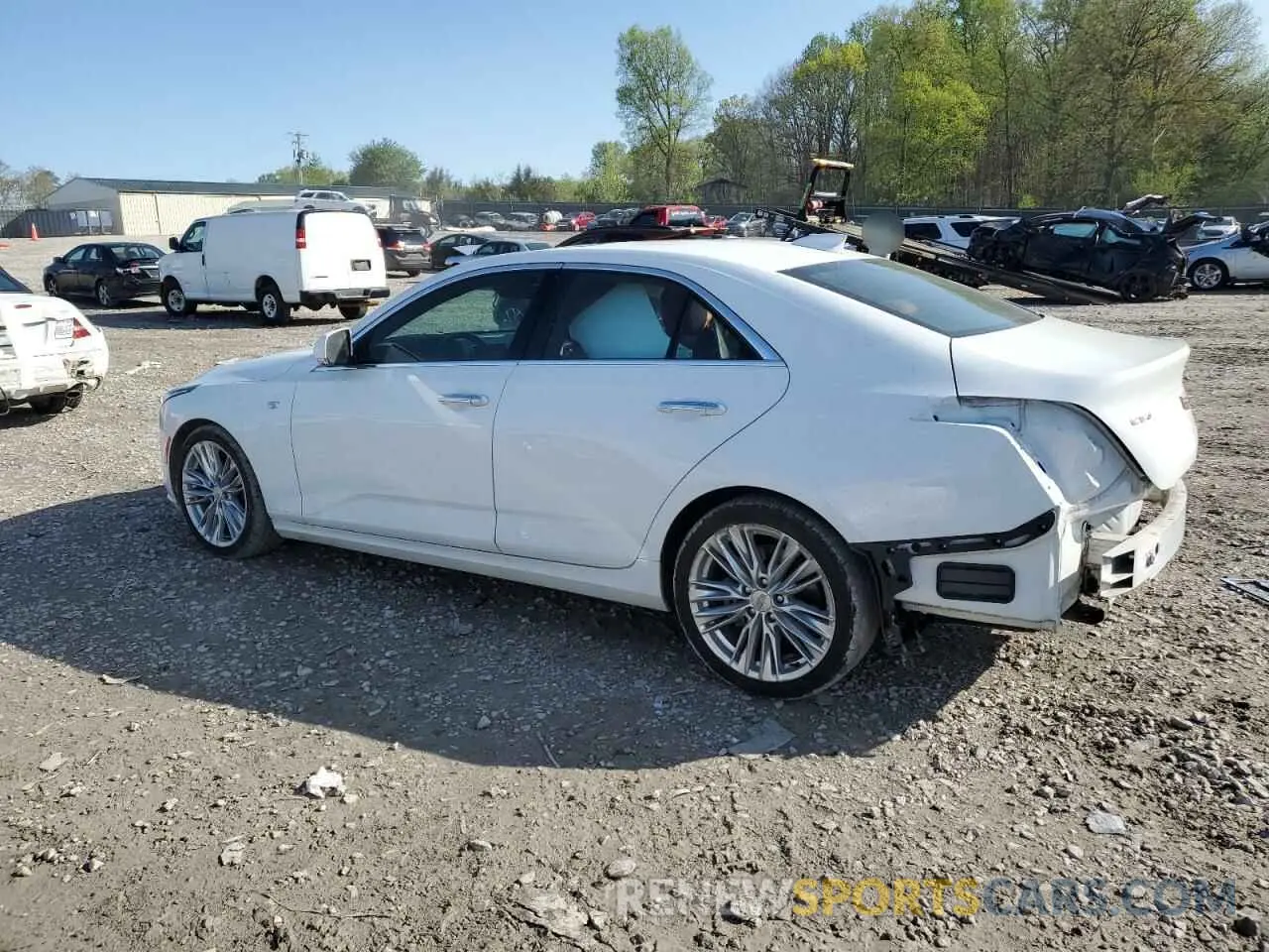 2 fotografías del automóvil dañado 1G6DB5RK8P0127556 CADILLAC CT4 2023