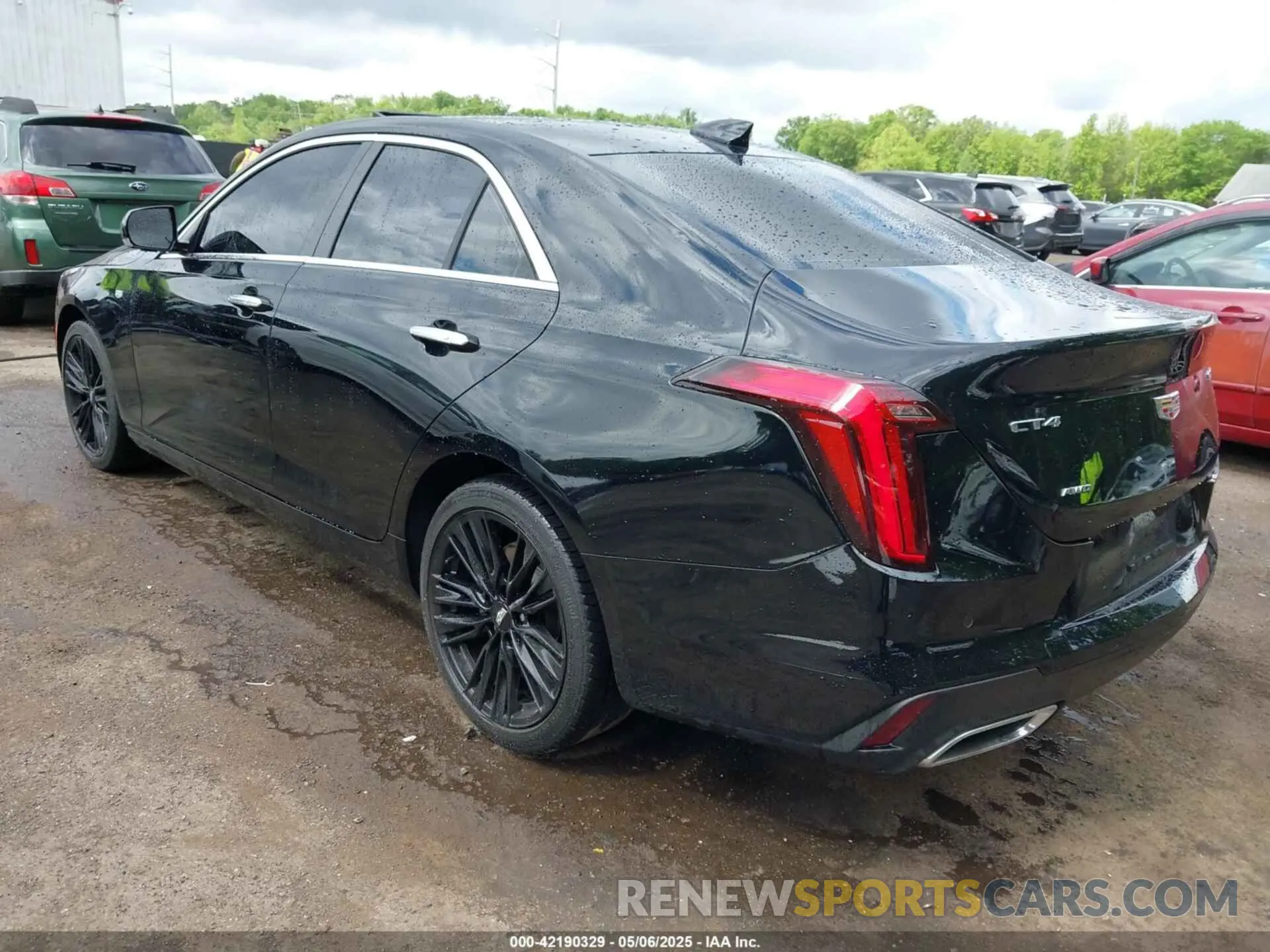 3 fotografías del automóvil dañado 1G6DF5RK8P0106050 CADILLAC CT4 2023