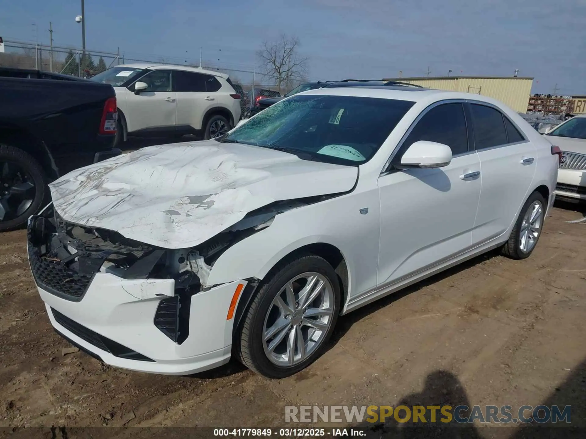 2 fotografías del automóvil dañado 1G6DK5RK4P0109667 CADILLAC CT4 2023