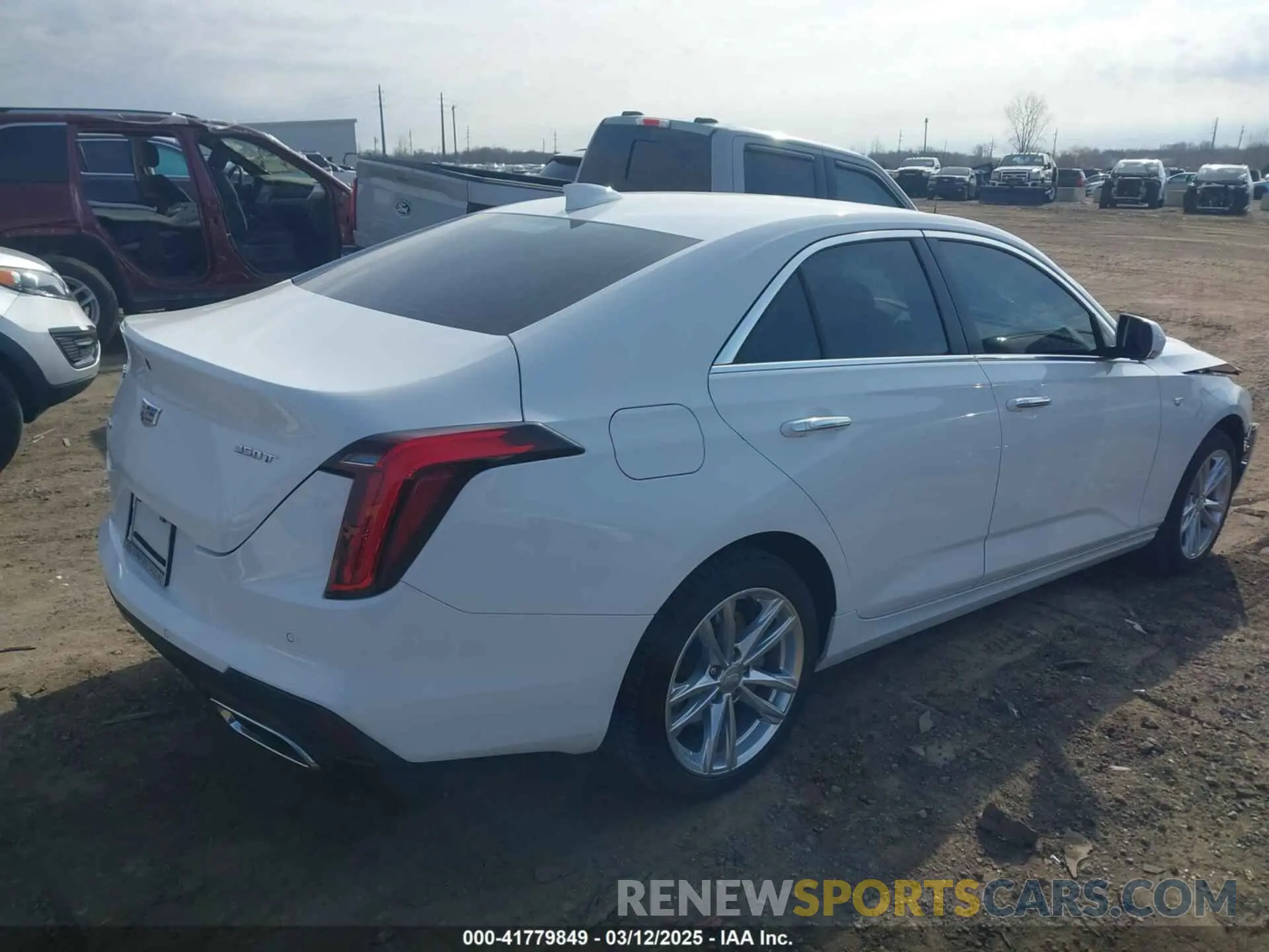 4 fotografías del automóvil dañado 1G6DK5RK4P0109667 CADILLAC CT4 2023