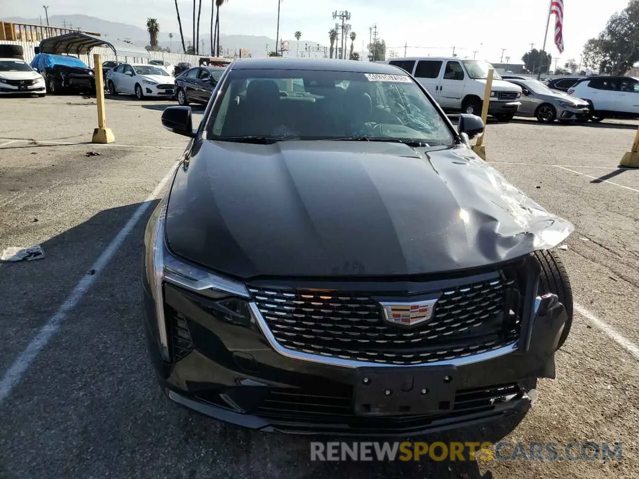 5 fotografías del automóvil dañado 1G6DA5RK0R0128576 CADILLAC CT4 2024