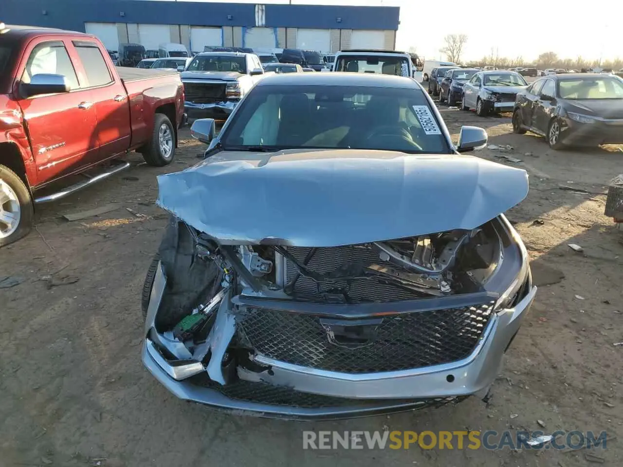 5 fotografías del automóvil dañado 1G6DG5RK6R0100179 CADILLAC CT4 2024