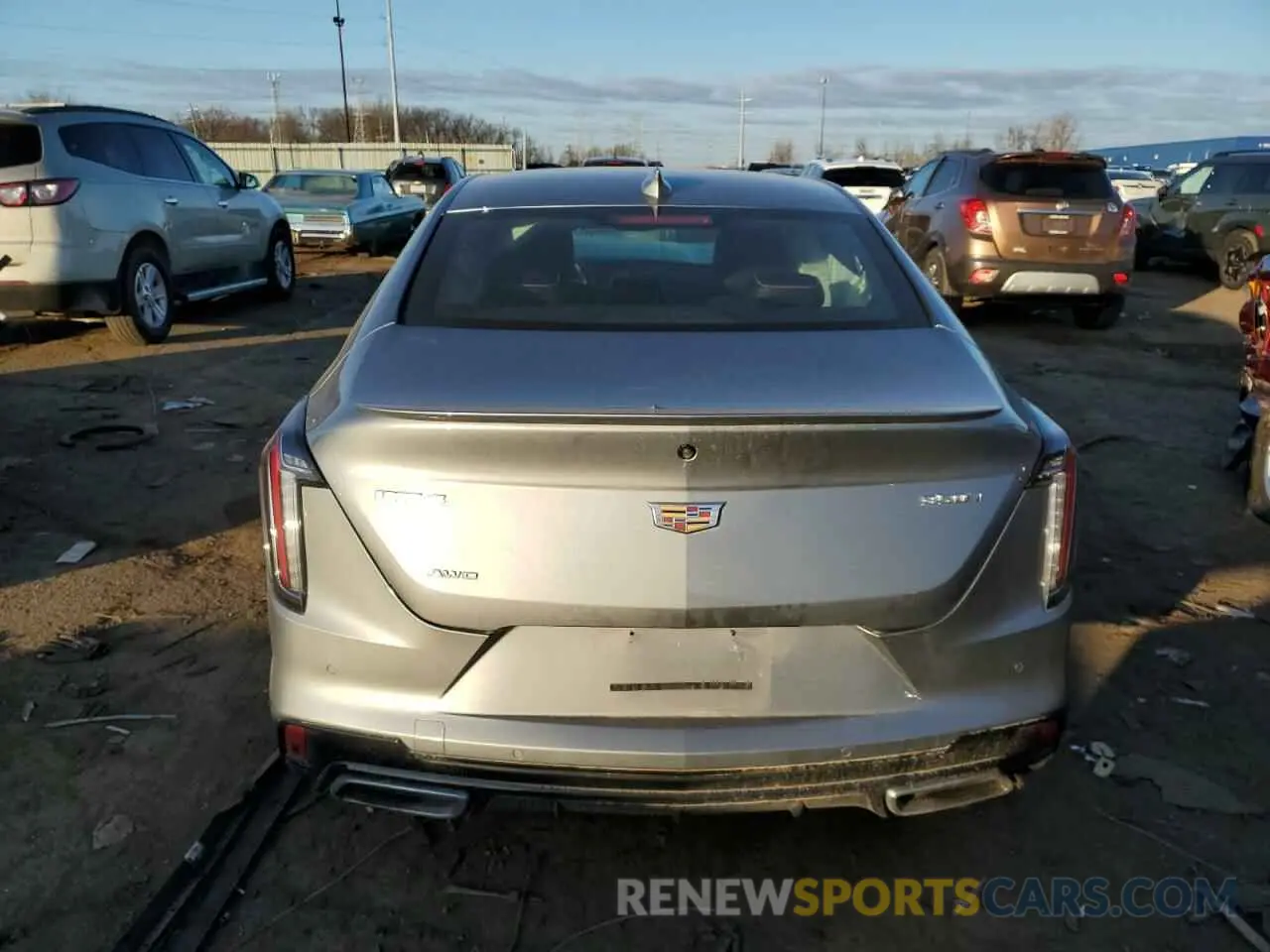 6 fotografías del automóvil dañado 1G6DG5RK6R0100179 CADILLAC CT4 2024
