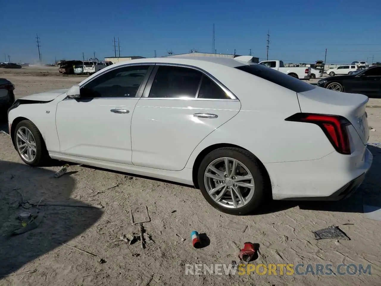 2 fotografías del automóvil dañado 1G6DJ5RK3R0100660 CADILLAC CT4 2024