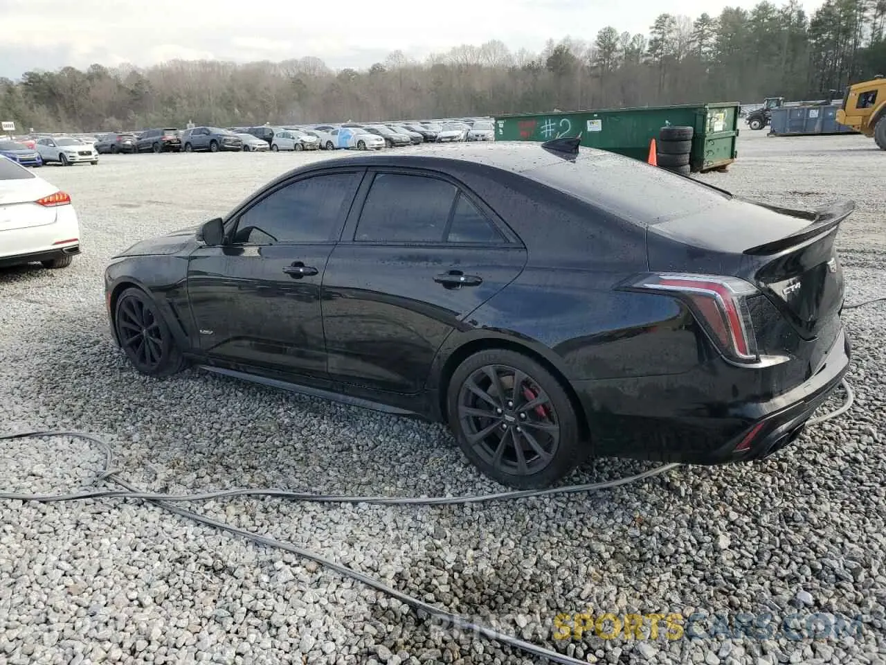 2 fotografías del automóvil dañado 1G6DL5RP4P0410979 CADILLAC CT4-V BLAC 2023