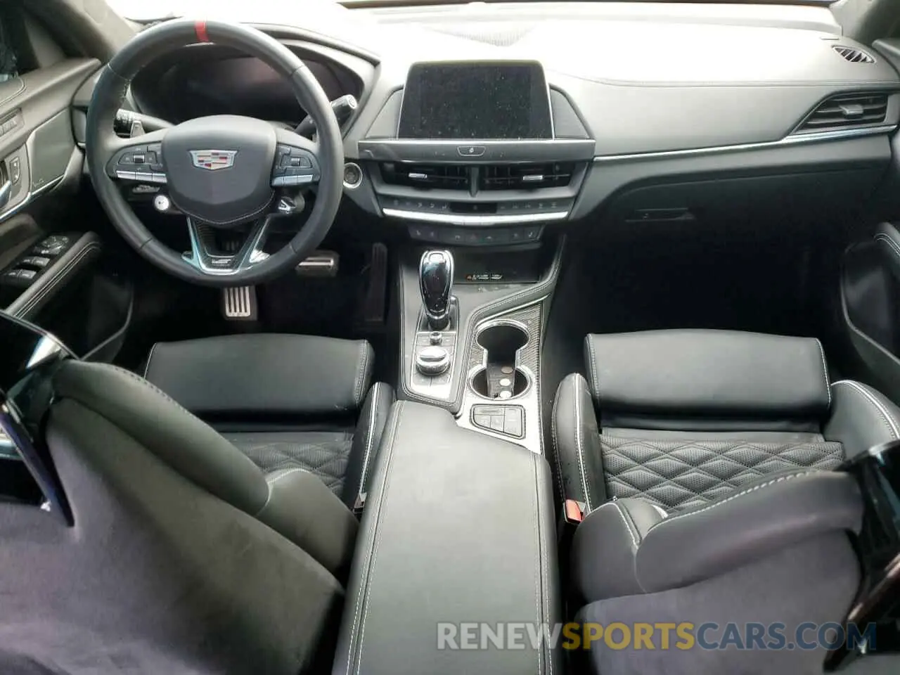 8 fotografías del automóvil dañado 1G6DL5RP4P0410979 CADILLAC CT4-V BLAC 2023