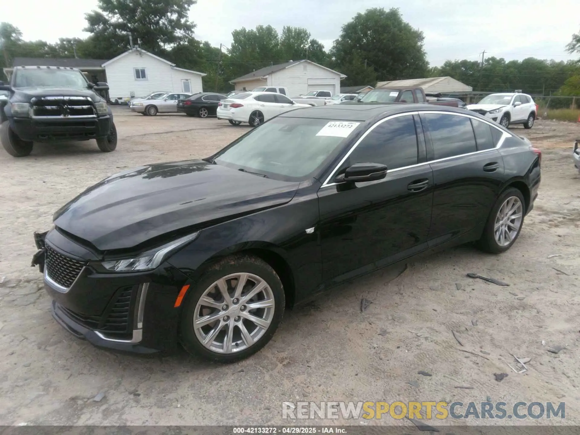 2 fotografías del automóvil dañado 1G6DM5RK4L0100133 CADILLAC CT5 2020