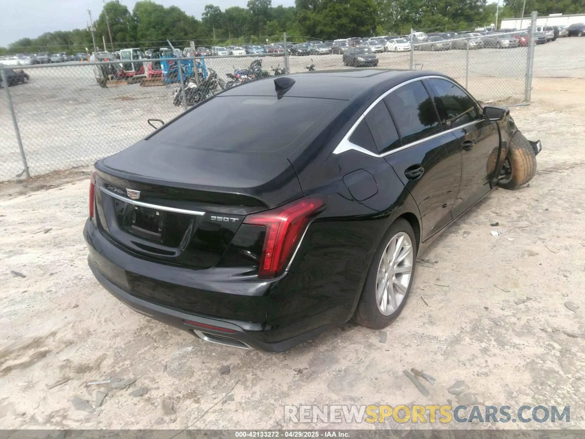 4 fotografías del automóvil dañado 1G6DM5RK4L0100133 CADILLAC CT5 2020