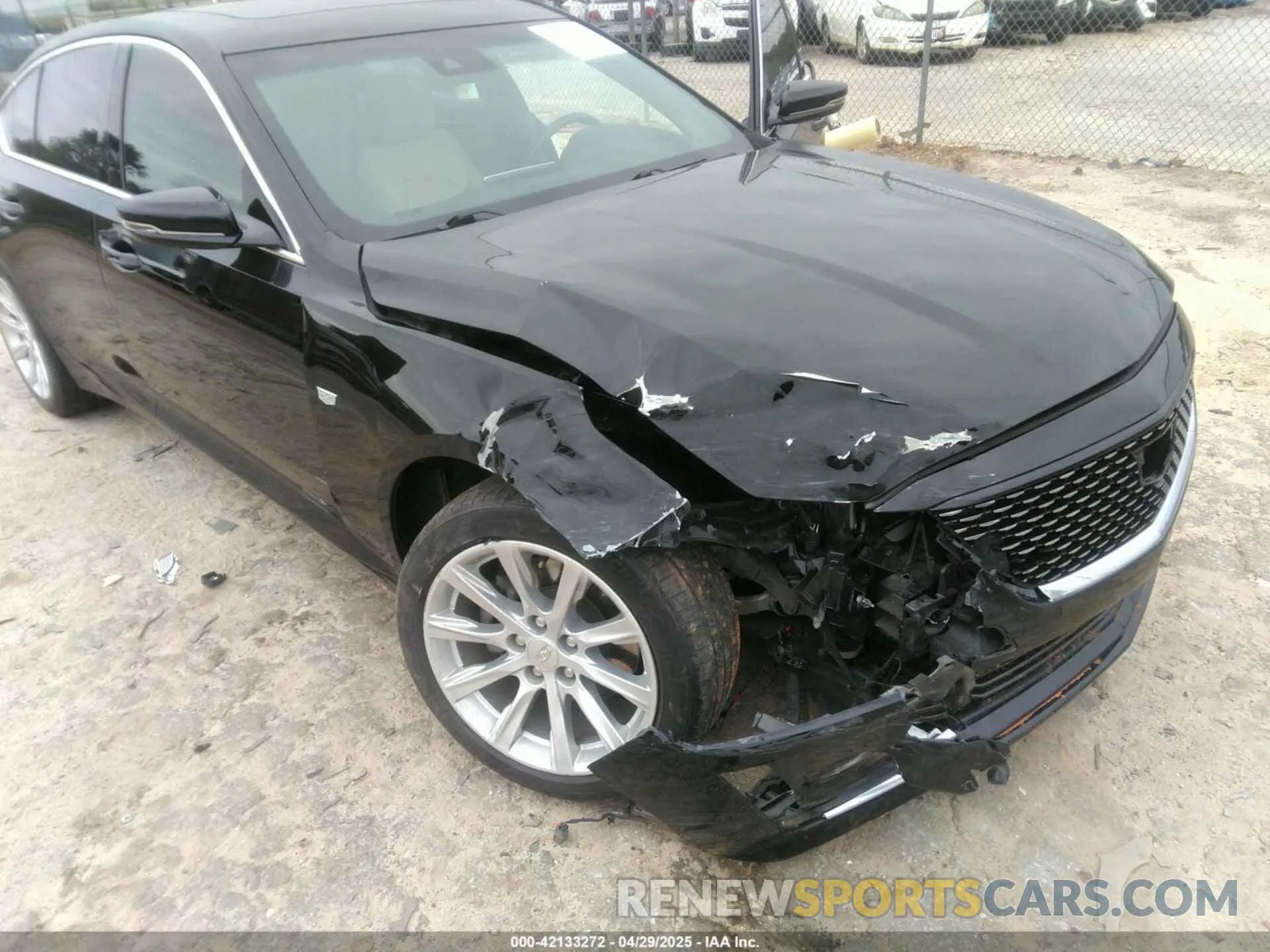 6 fotografías del automóvil dañado 1G6DM5RK4L0100133 CADILLAC CT5 2020