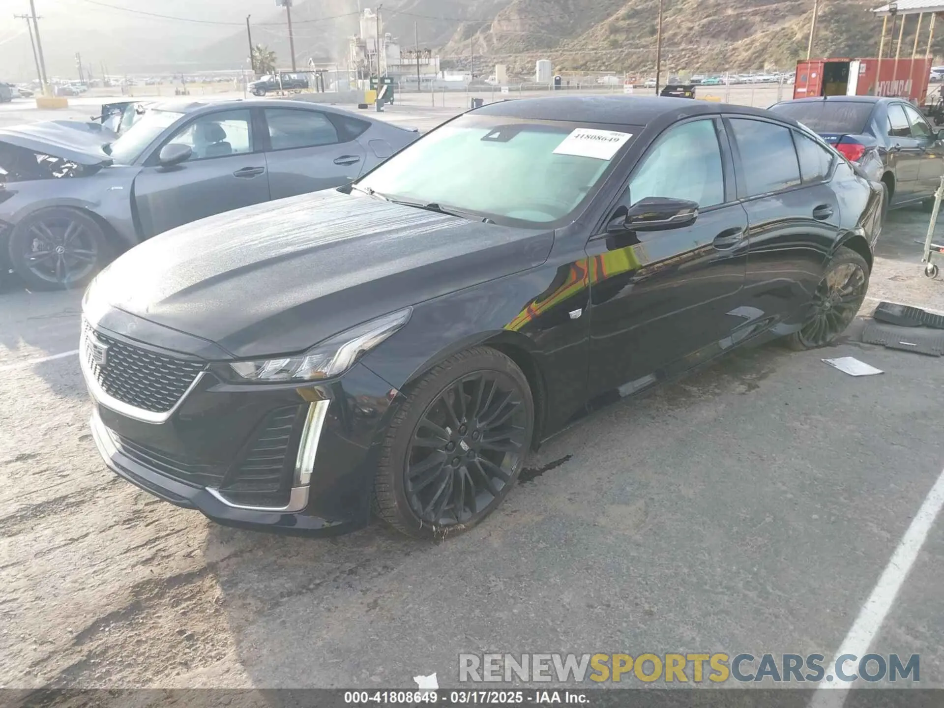 2 fotografías del automóvil dañado 1G6DM5RK5L0131469 CADILLAC CT5 2020
