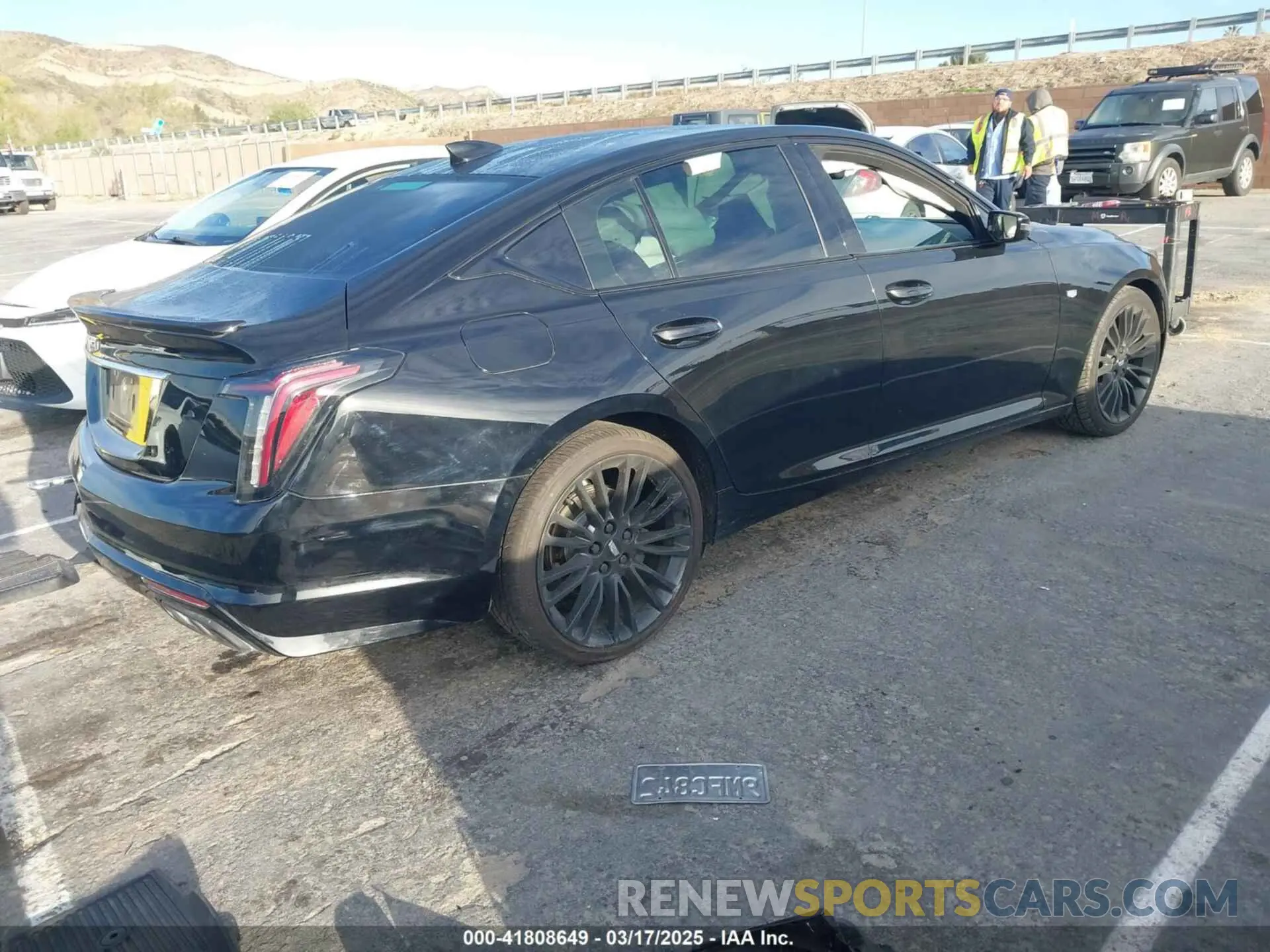 4 fotografías del automóvil dañado 1G6DM5RK5L0131469 CADILLAC CT5 2020