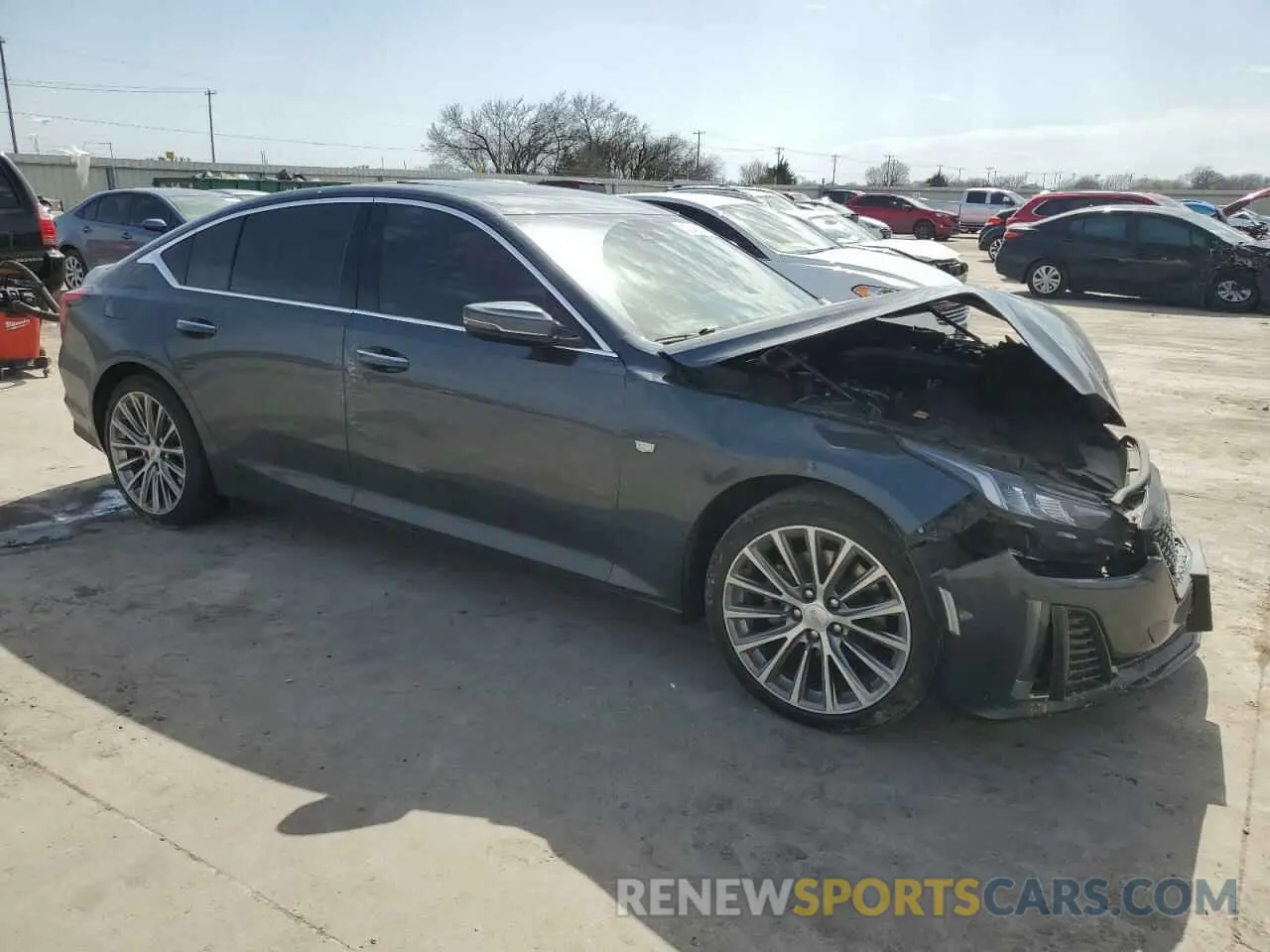 4 fotografías del automóvil dañado 1G6DN5RK4L0118905 CADILLAC CT5 2020