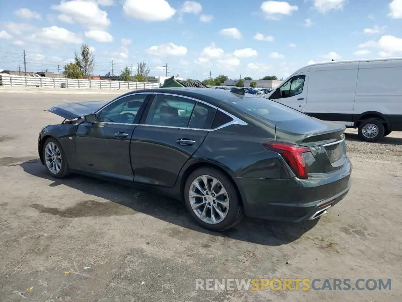 2 fotografías del automóvil dañado 1G6DN5RK5L0141688 CADILLAC CT5 2020
