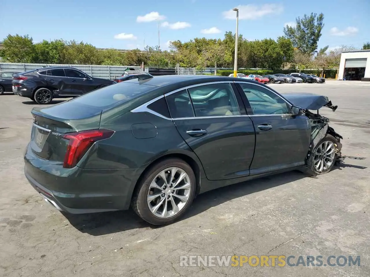 3 fotografías del automóvil dañado 1G6DN5RK5L0141688 CADILLAC CT5 2020