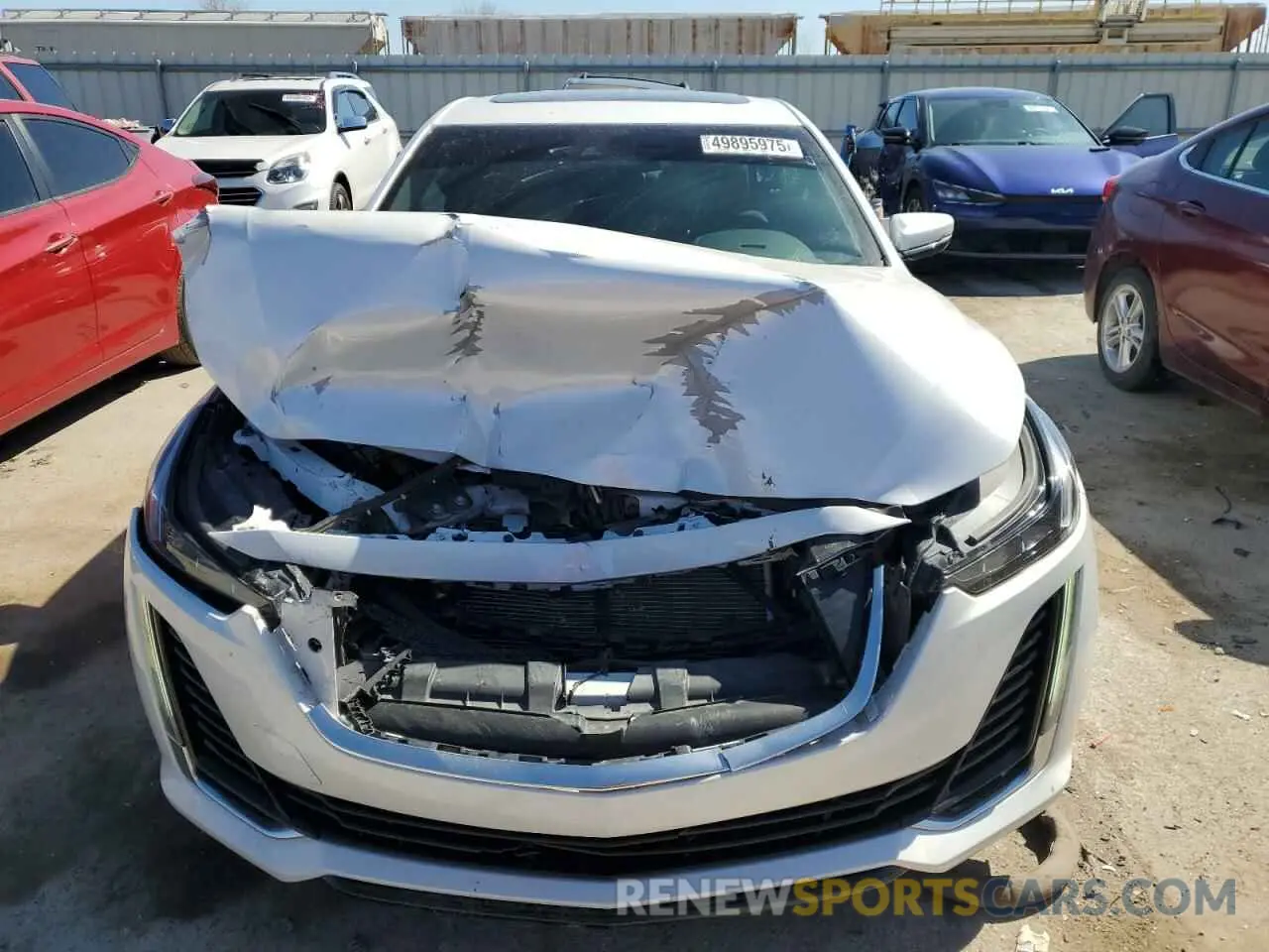 5 fotografías del automóvil dañado 1G6DN5RK6L0152182 CADILLAC CT5 2020