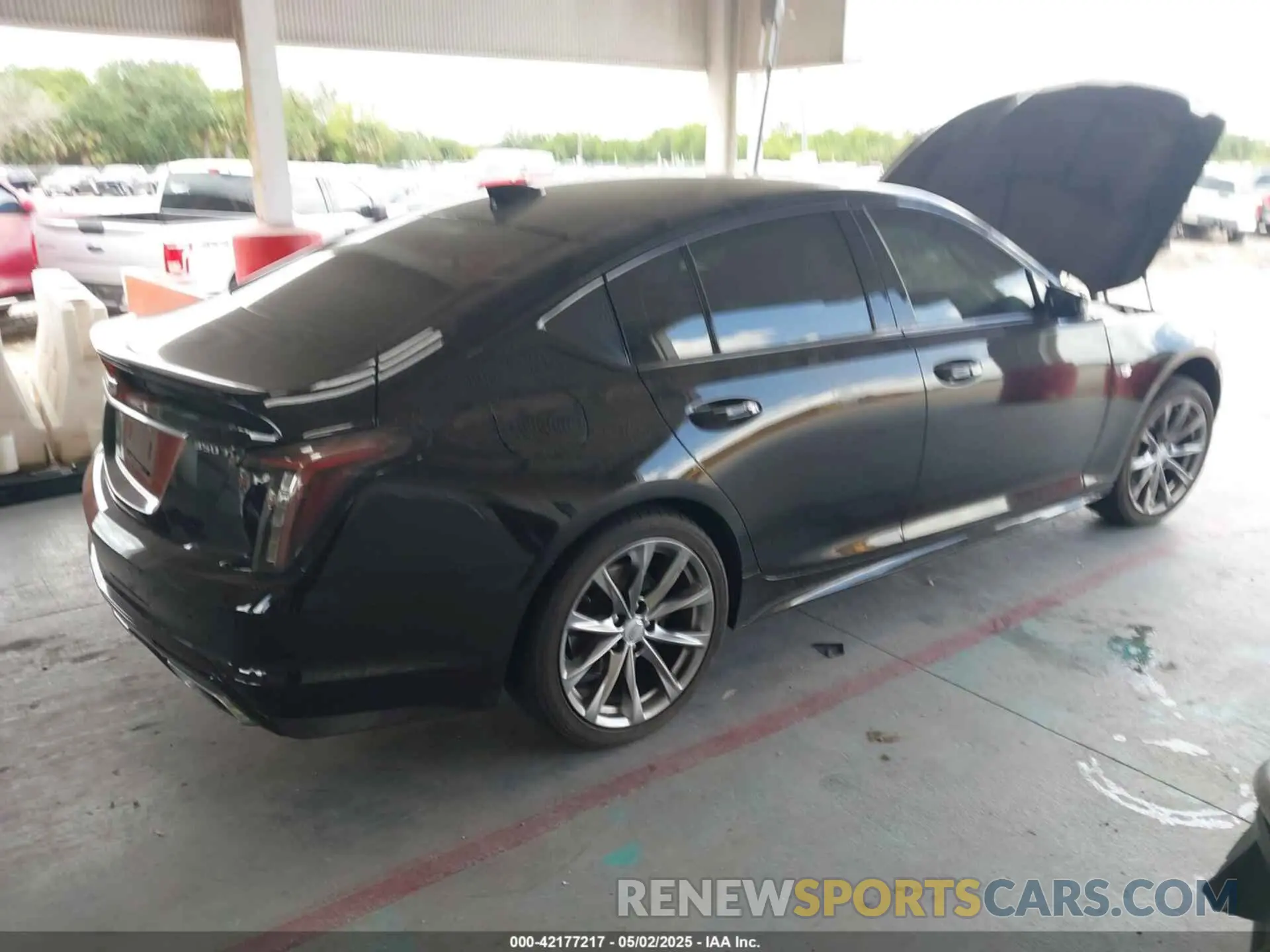 4 fotografías del automóvil dañado 1G6DP5RK7L0154923 CADILLAC CT5 2020